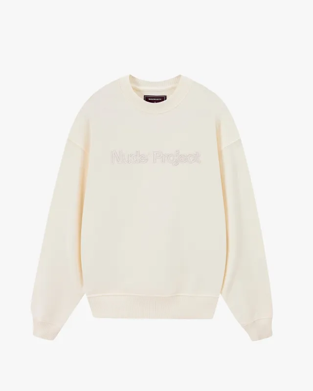 Brun Sweatshirt Marshmallow sold by Nude Project