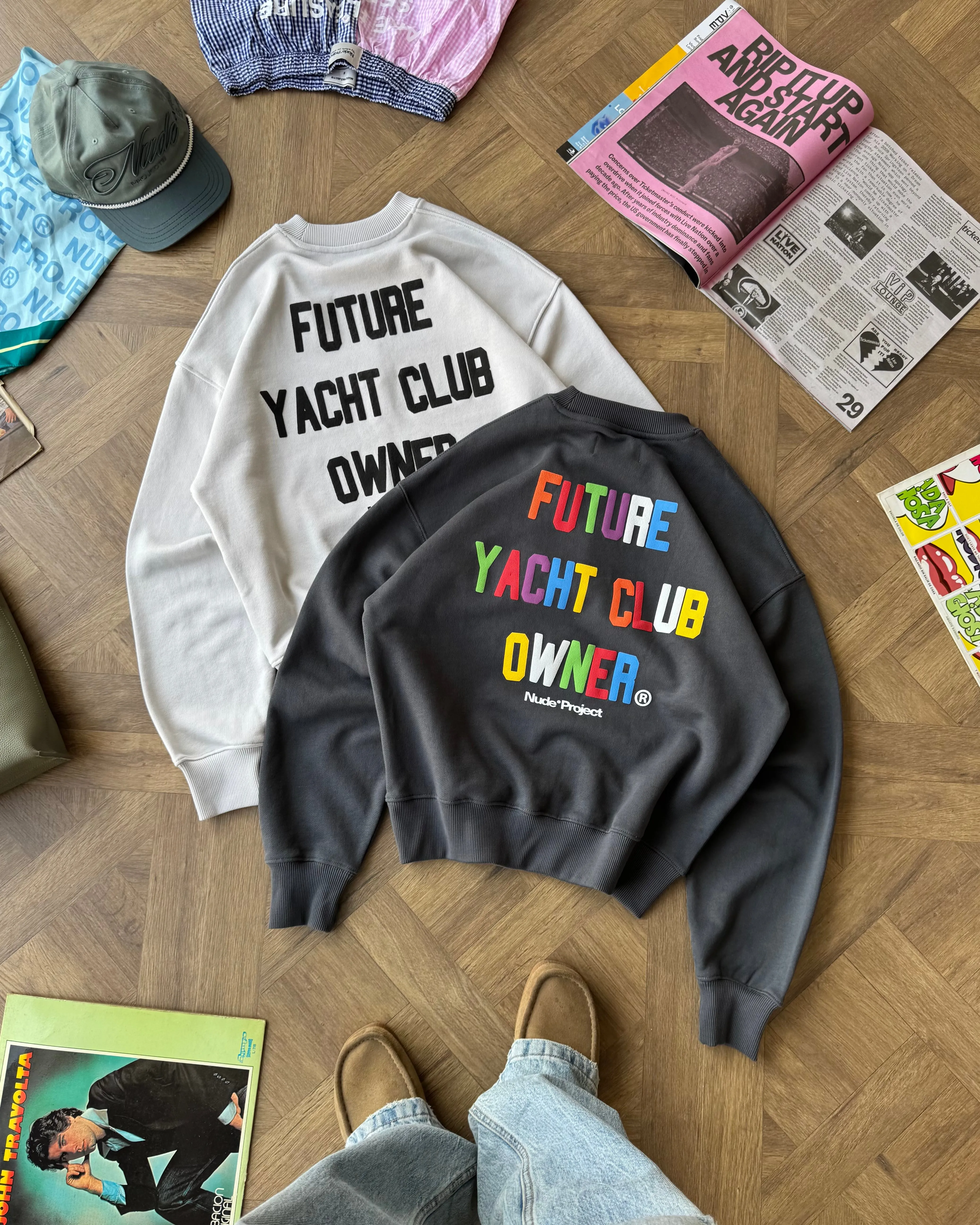 Yate Sweatshirt Ash sold by Nude Project product image thumbnail 2