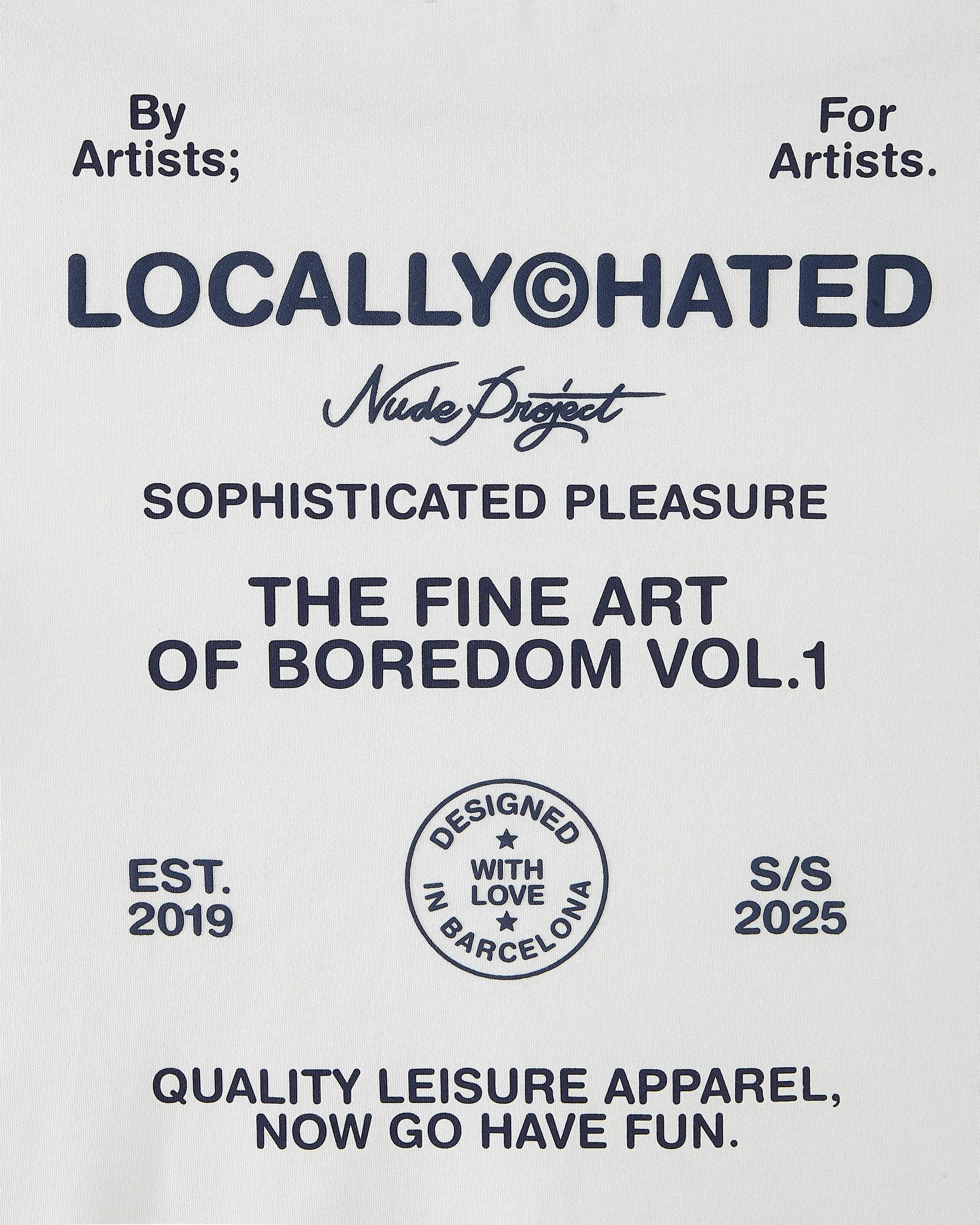 Fine Art Tee White sold by Nude Project product image thumbnail 3