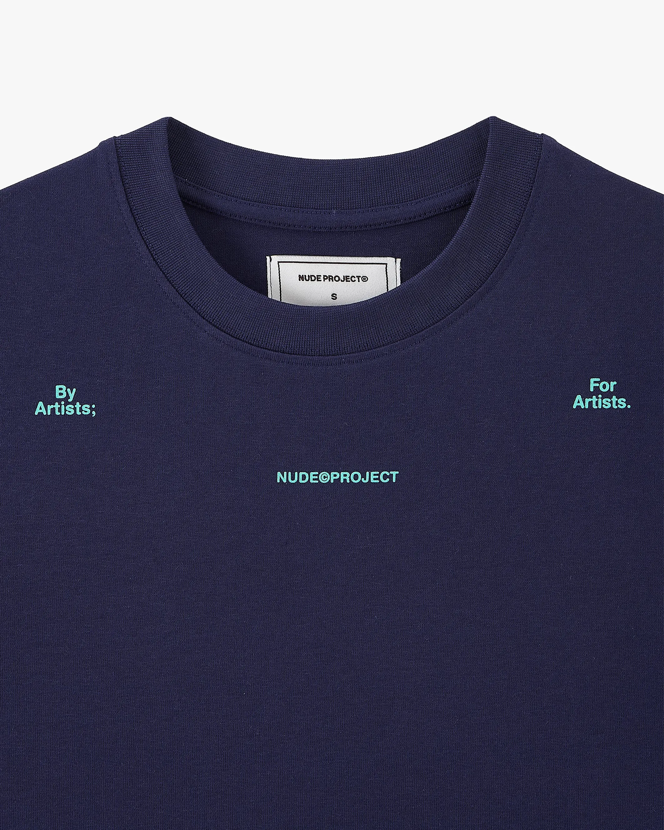 Fine Art Tee Navy sold by Nude Project product image thumbnail 3