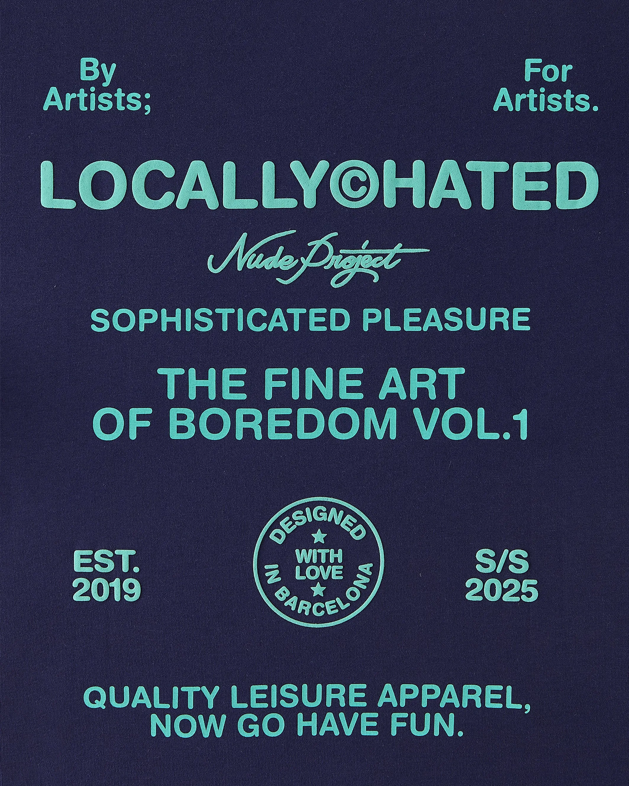 Fine Art Tee Navy sold by Nude Project product image thumbnail 4