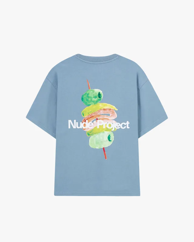 Gilda Tee Blue sold by Nude Project