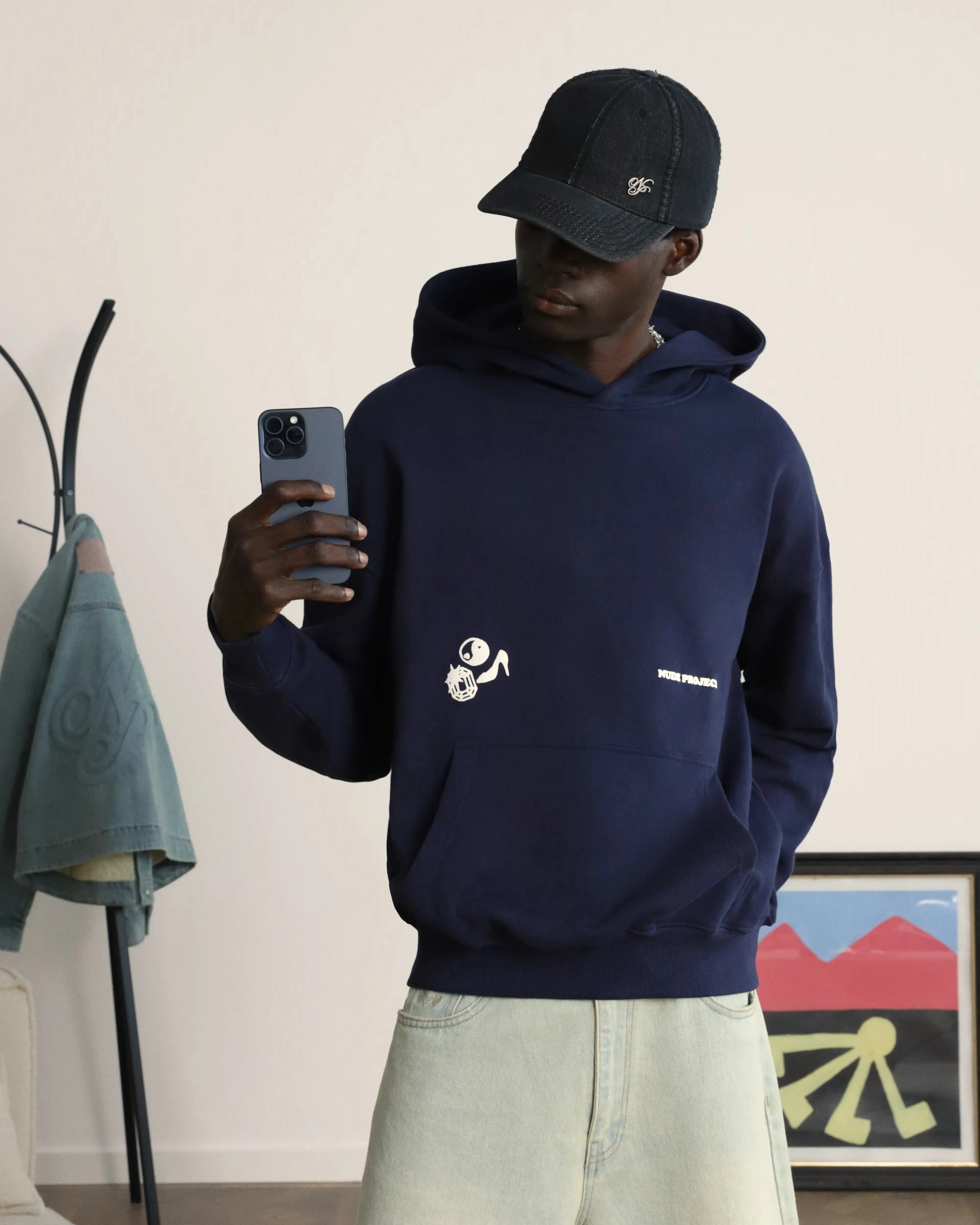 Love Sd Hood Washed Navy sold by Nude Project product image thumbnail 5