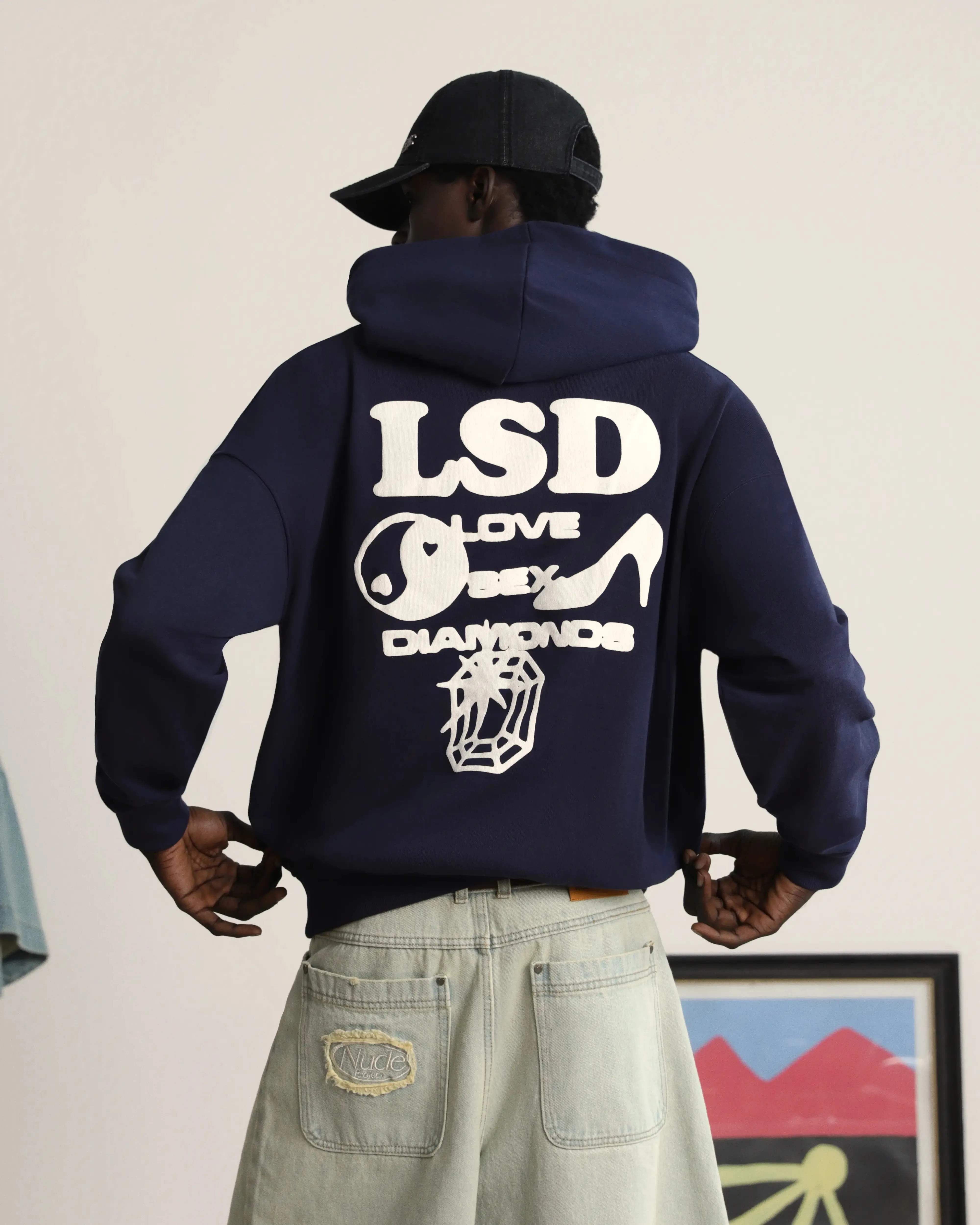 Love Sd Hood Washed Navy sold by Nude Project product image thumbnail 2