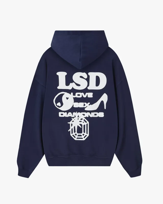 Love SD Hood Washed Navy sold by Nude Project