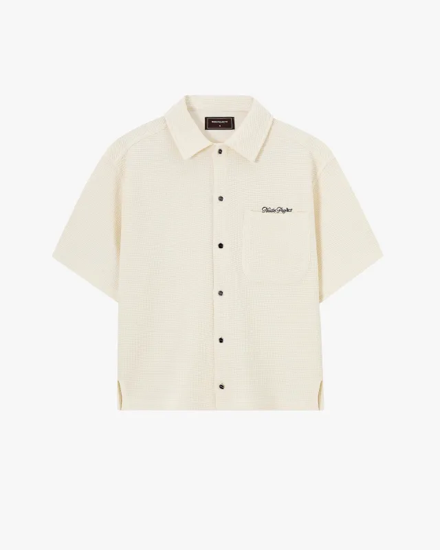 Marbella Waffle Shirt Off-White sold by Nude Project