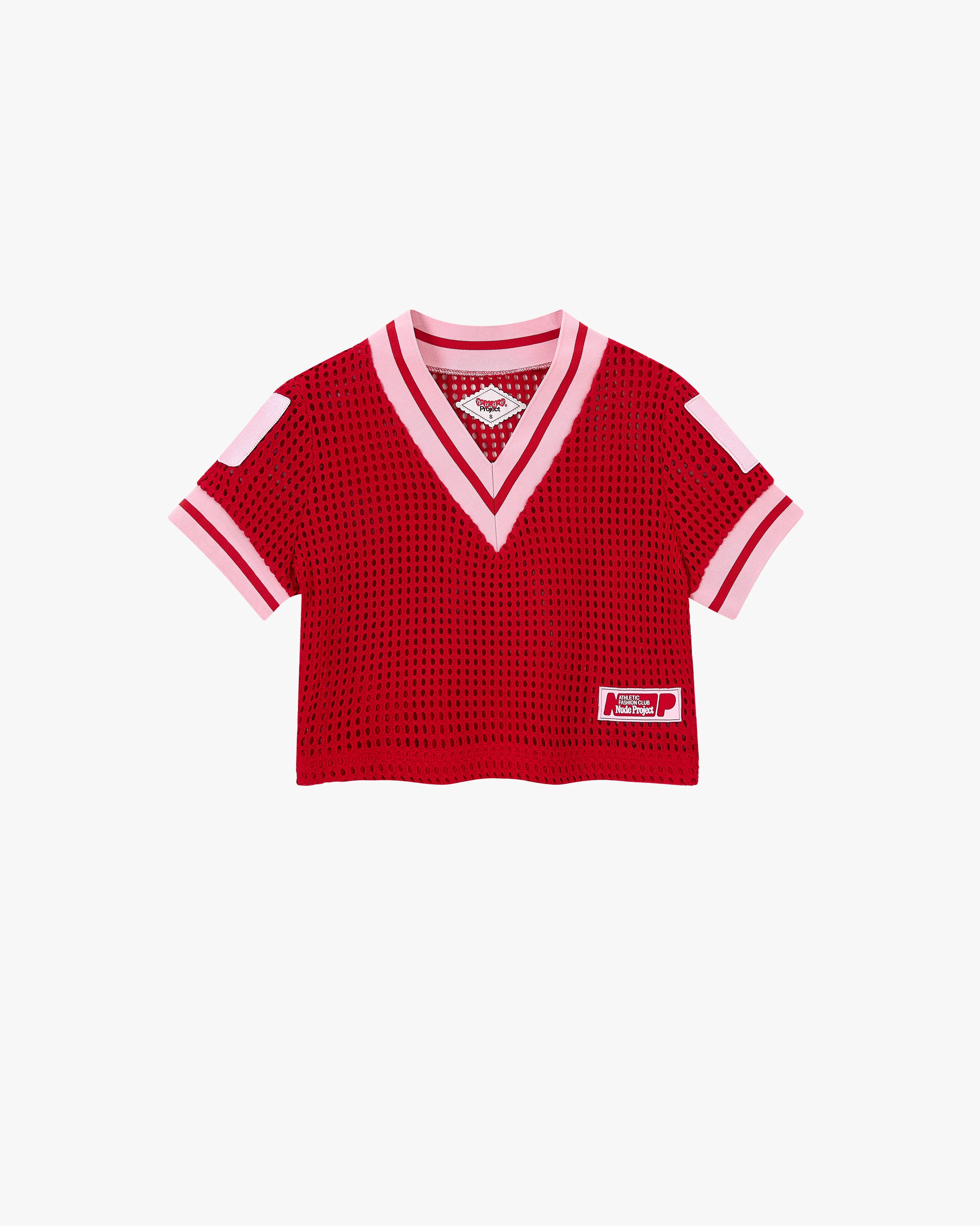 Mesh Top Red sold by Nude Project