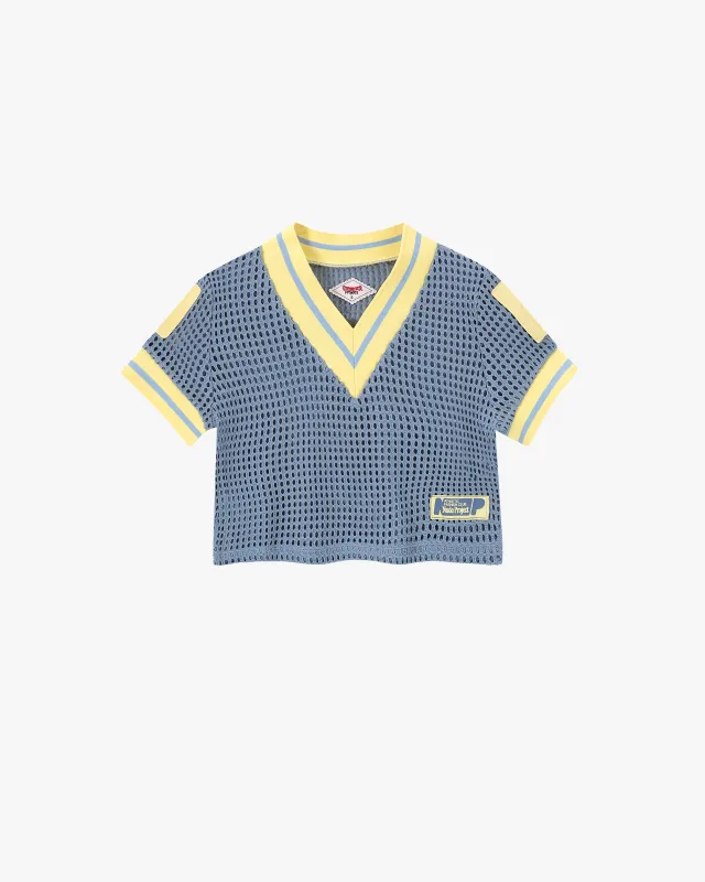 Mesh Tee Blue sold by Nude Project