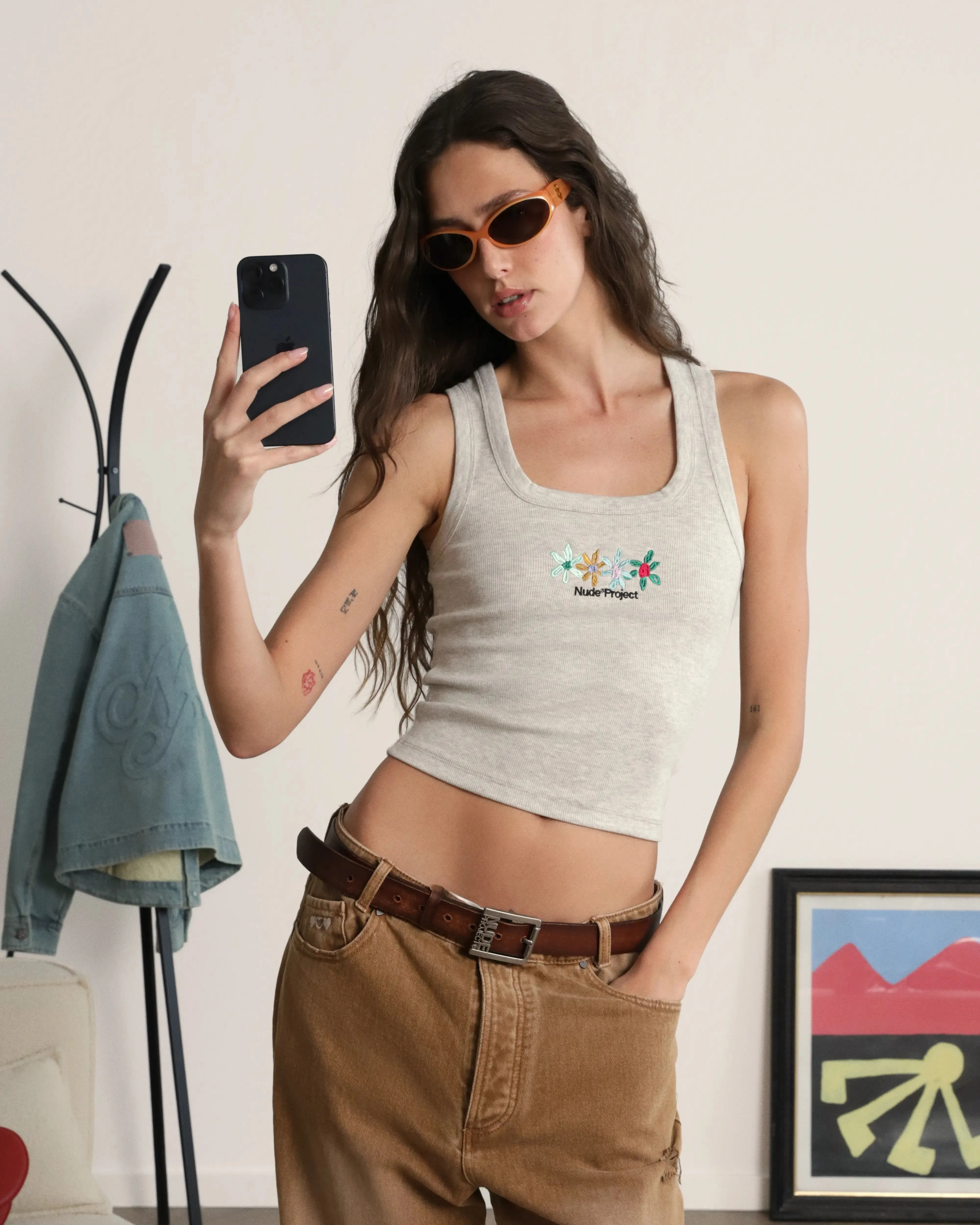 Mandarina Tank Top sold by Nude Project product image thumbnail 5