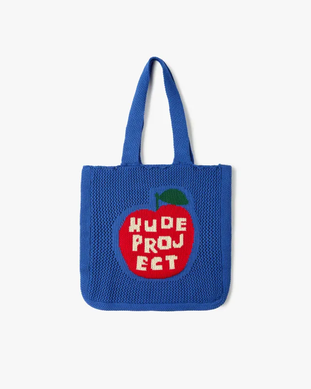 Apple Crochet Bag Blue sold by Nude Project