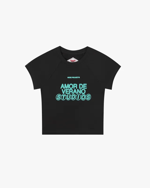 Amor De Verano Tee Black sold by Nude Project