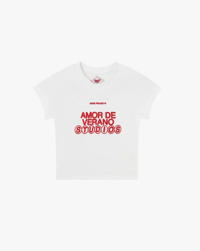 Amor de Verano Tee White sold by Nude Project