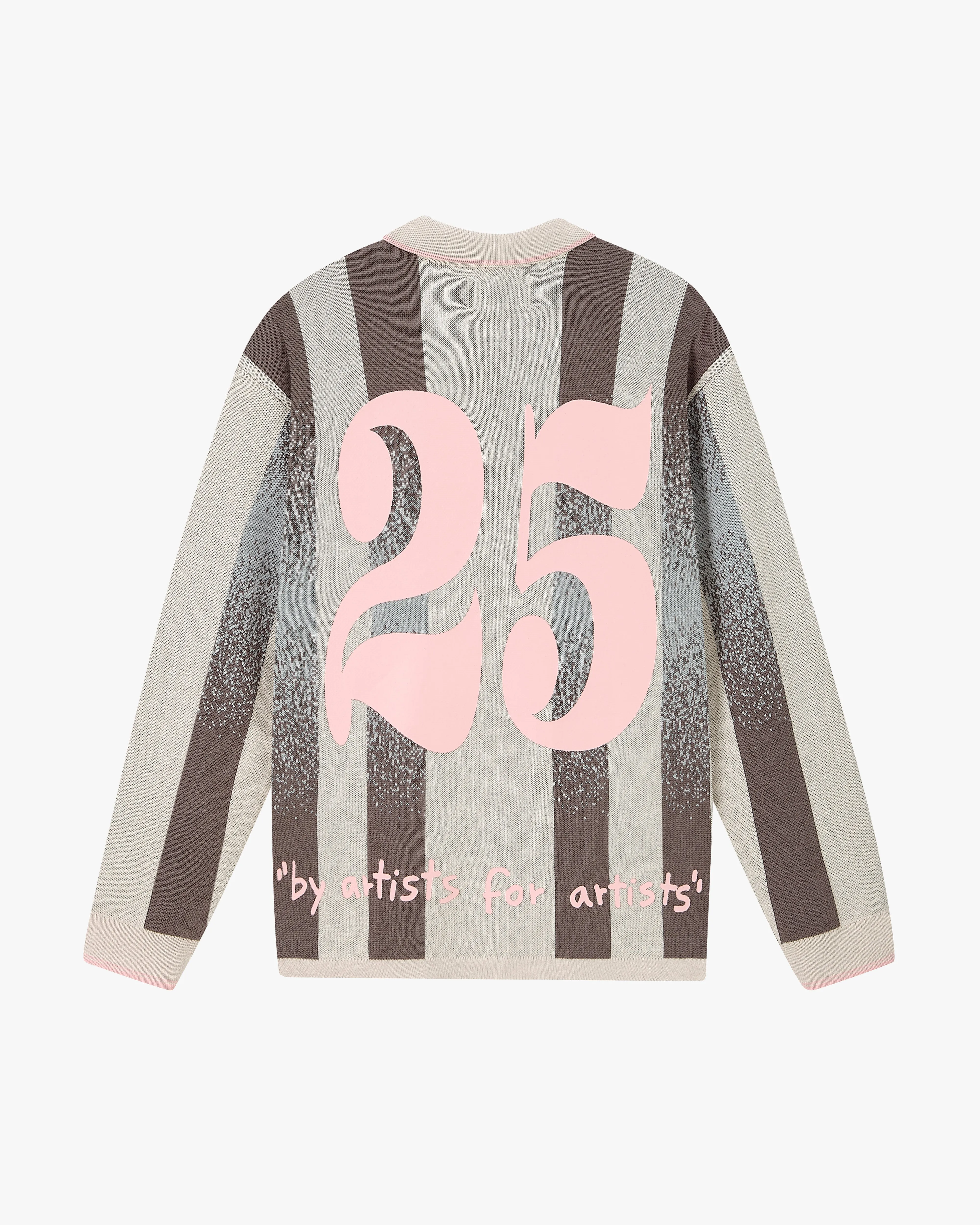 Vizcaya Football Polo Knit Grey sold by Nude Project product image thumbnail 4