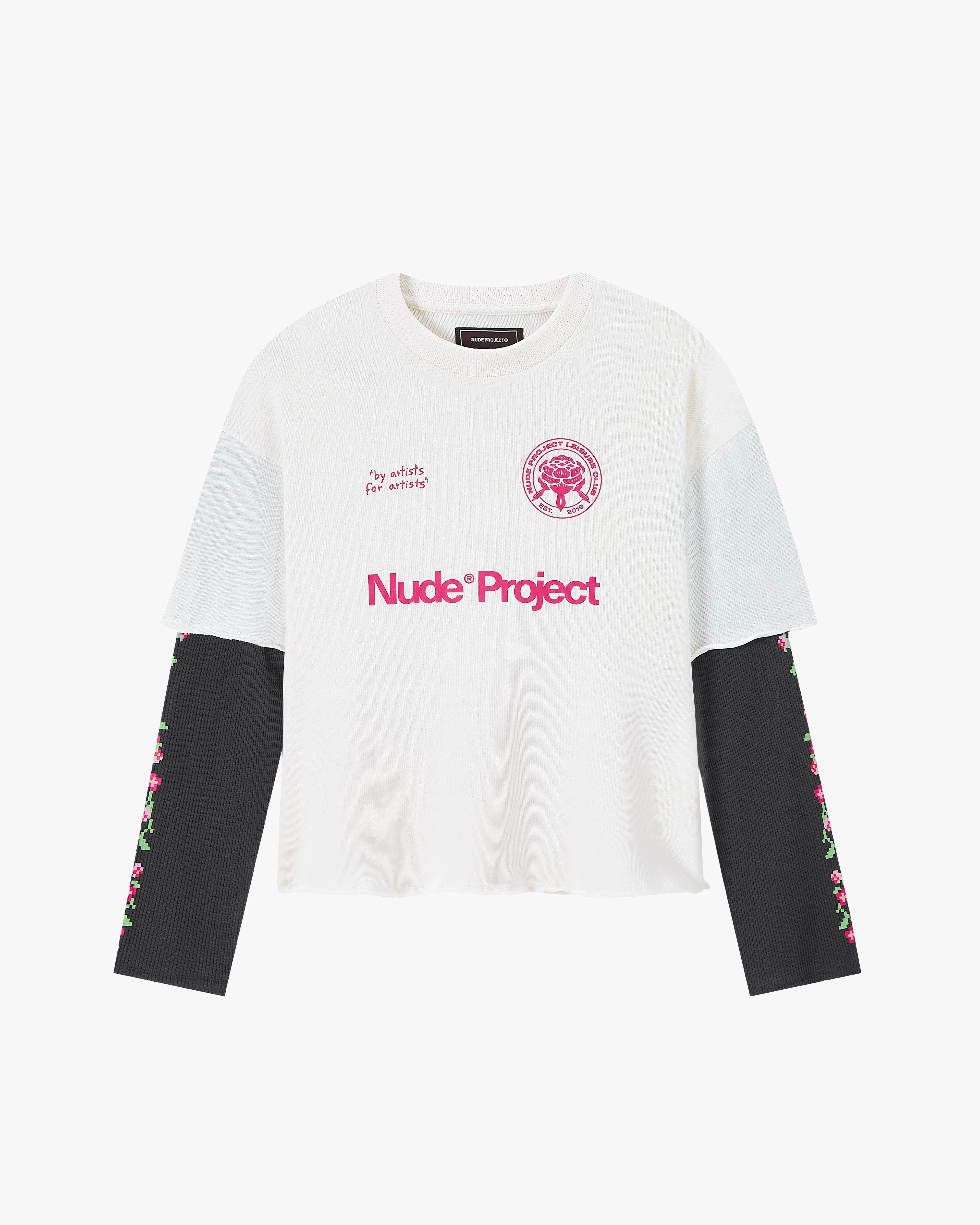 Patty Waffle Longsleeve White sold by Nude Project