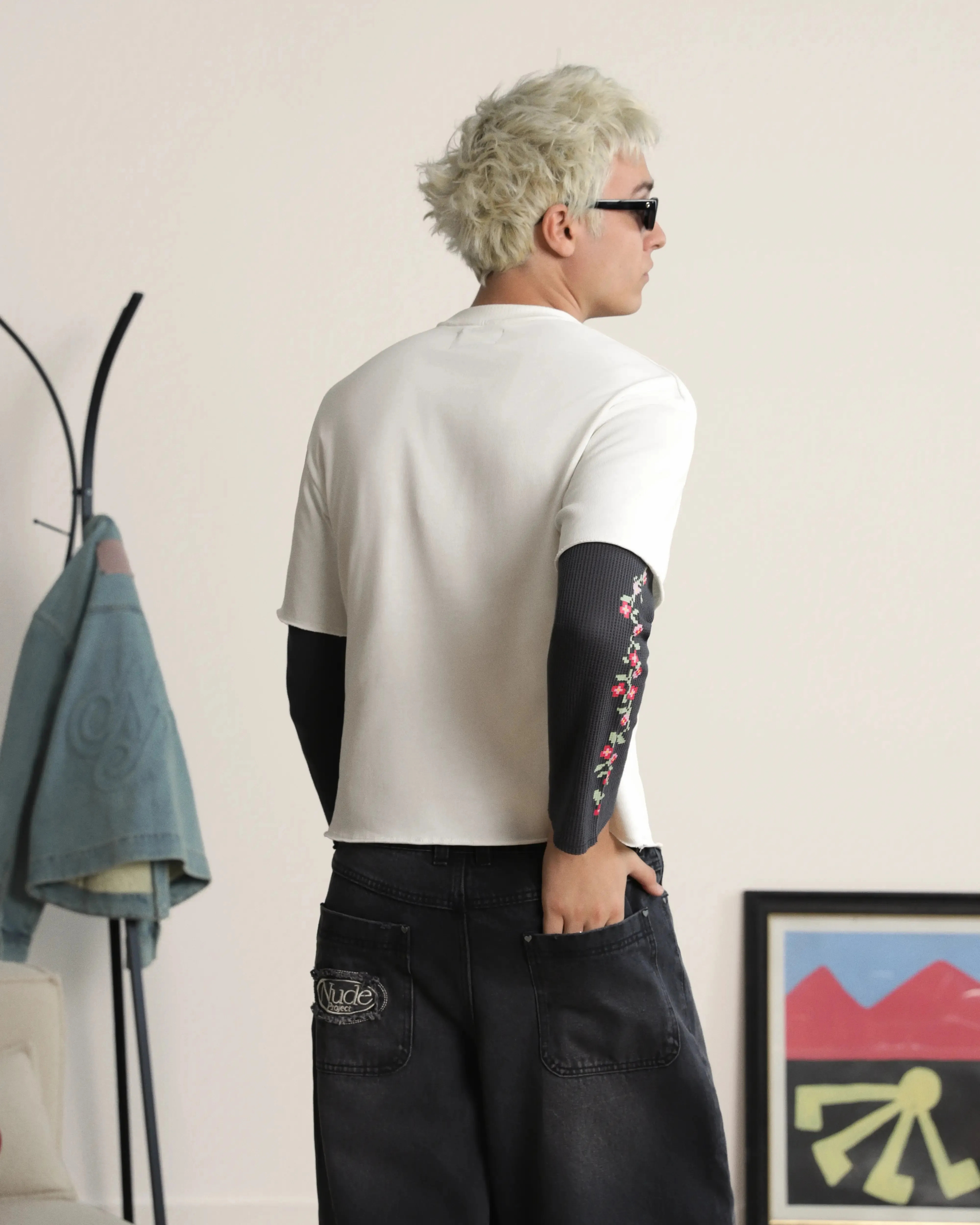 Patty Waffle Longsleeve White sold by Nude Project product image thumbnail 5