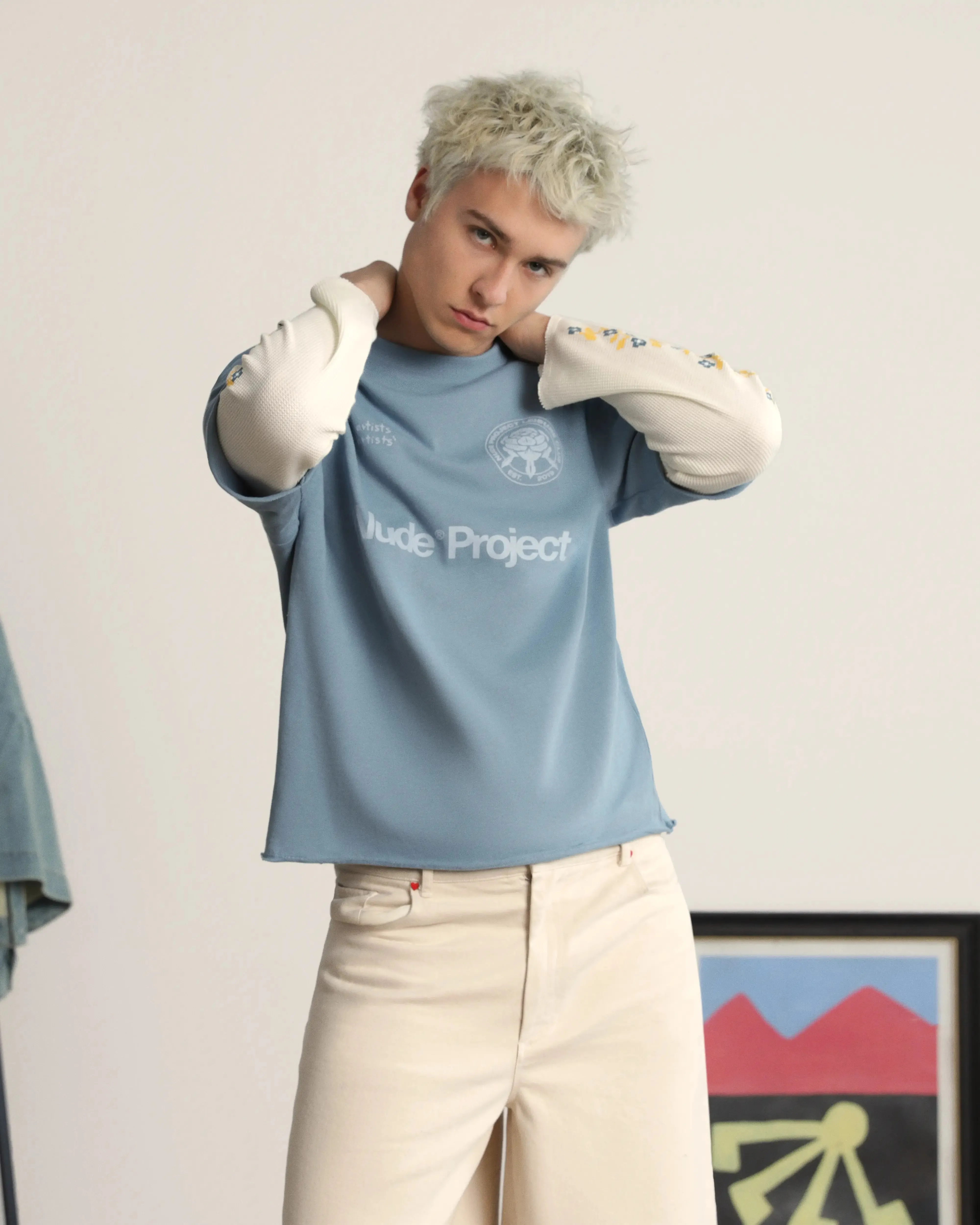 Patty Waffle Longsleeve Blue sold by Nude Project product image thumbnail 2