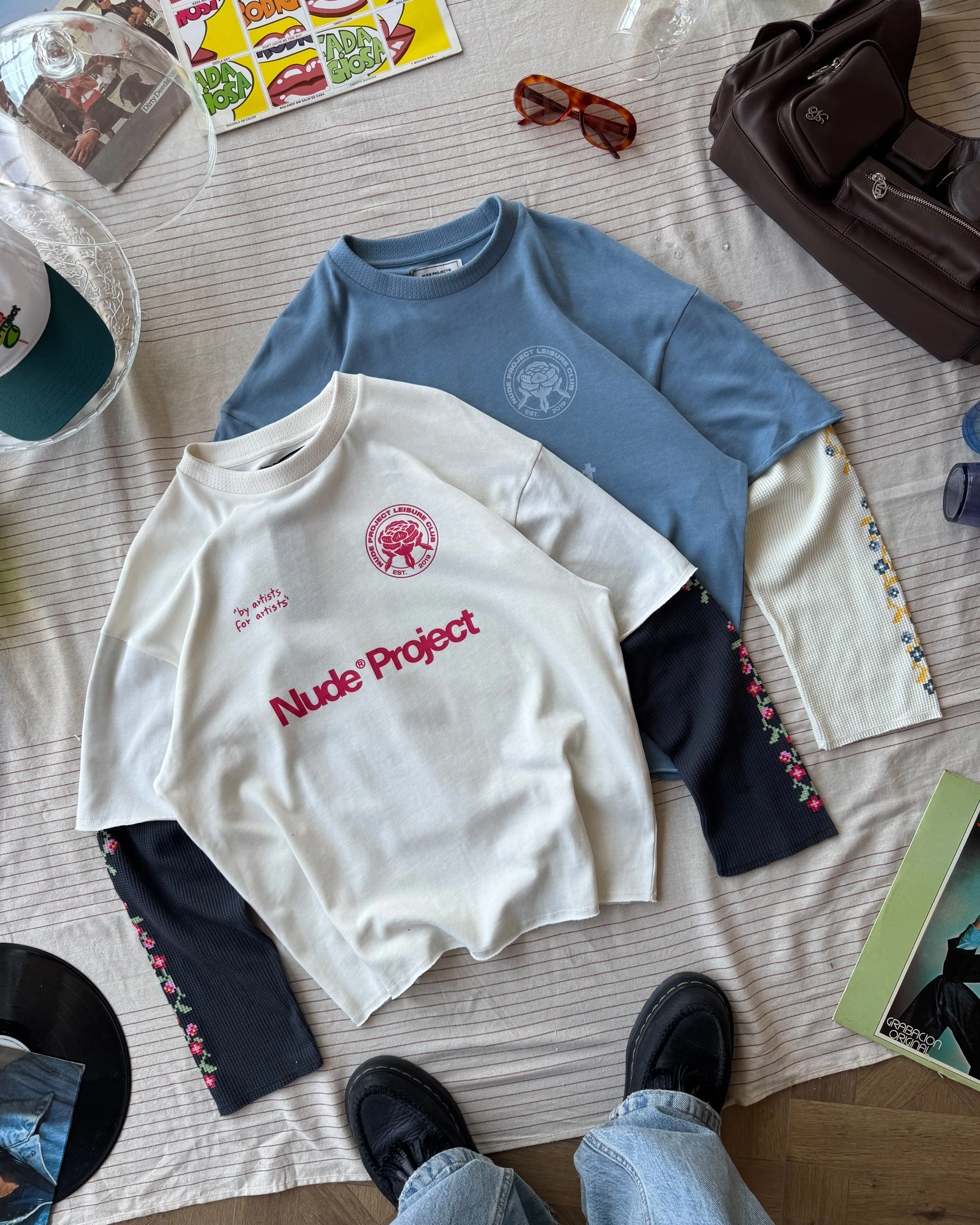 Patty Waffle Longsleeve Blue sold by Nude Project product image thumbnail 5