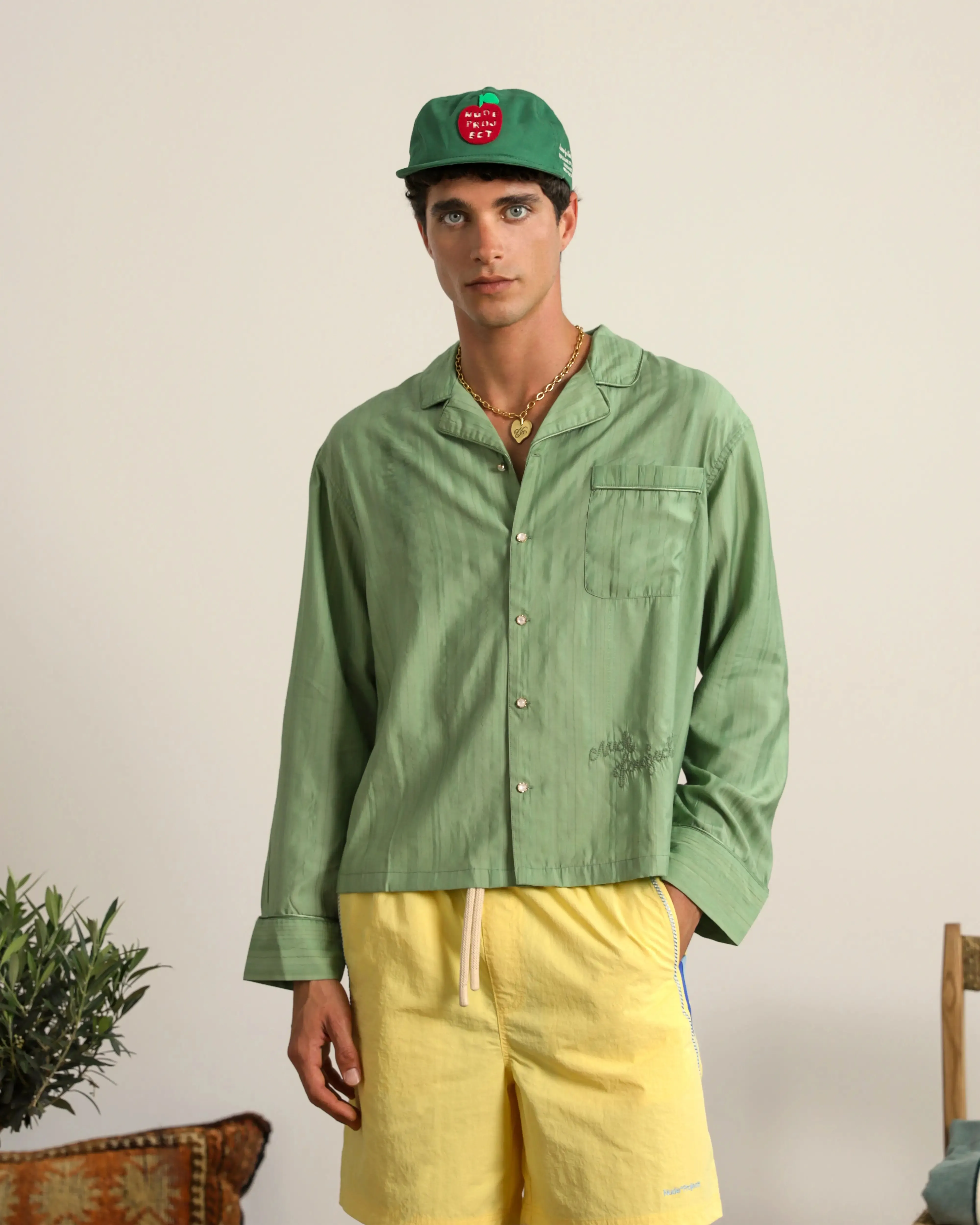 Sleepy Shirt Green sold by Nude Project product image thumbnail 2