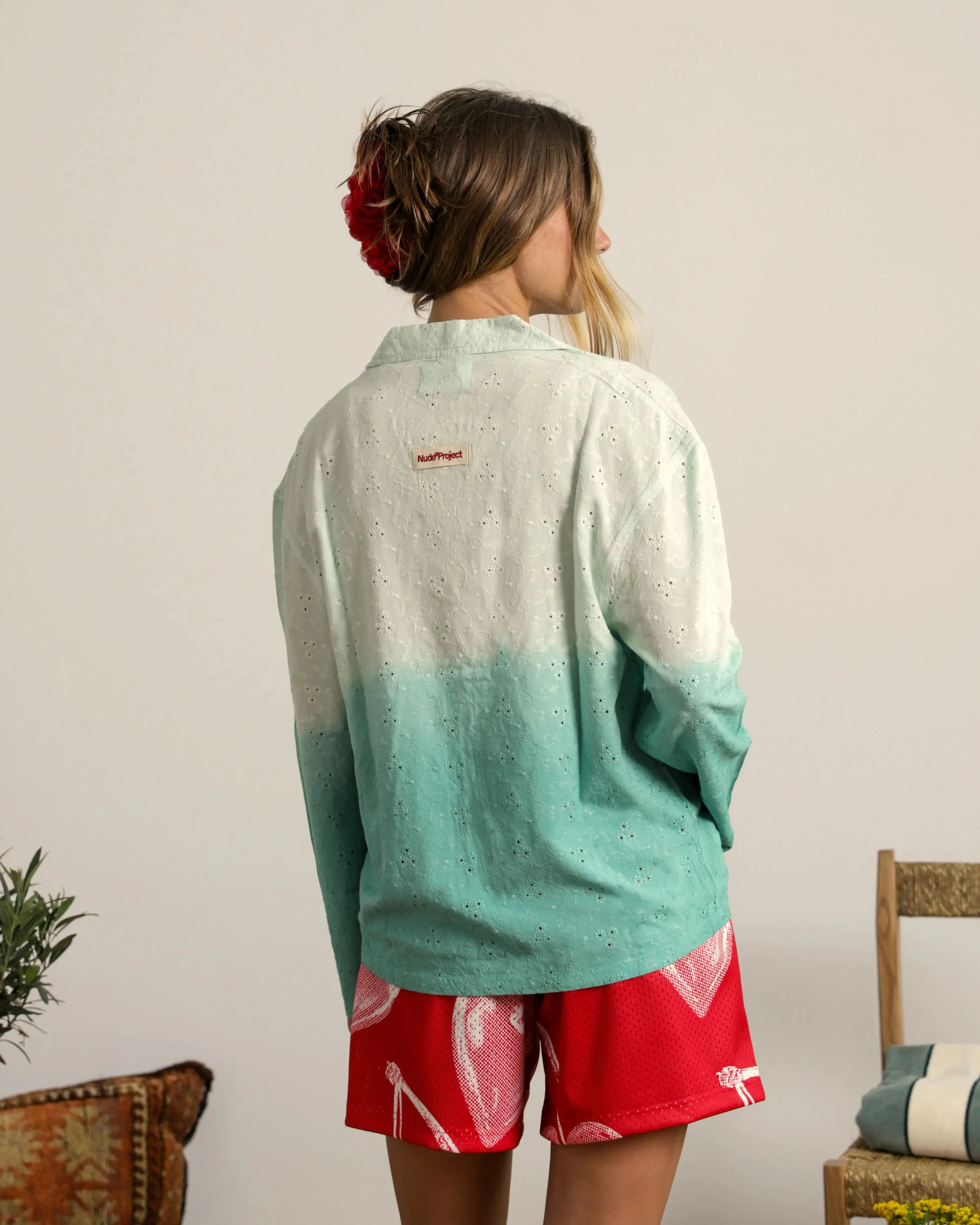 Romeo Shirt Blue sold by Nude Project product image thumbnail 4