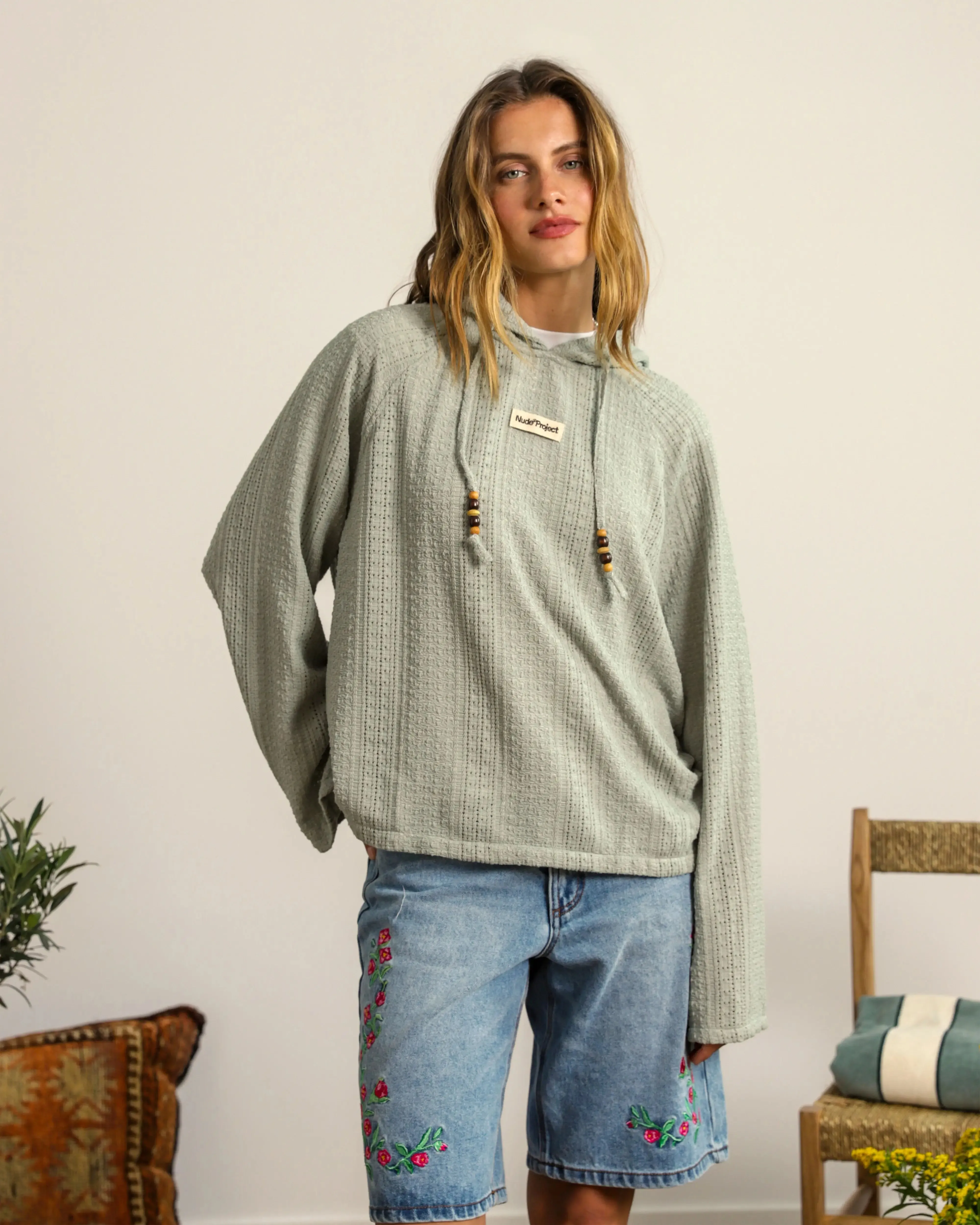 Julieta Hooded Shirt sold by Nude Project product image thumbnail 3