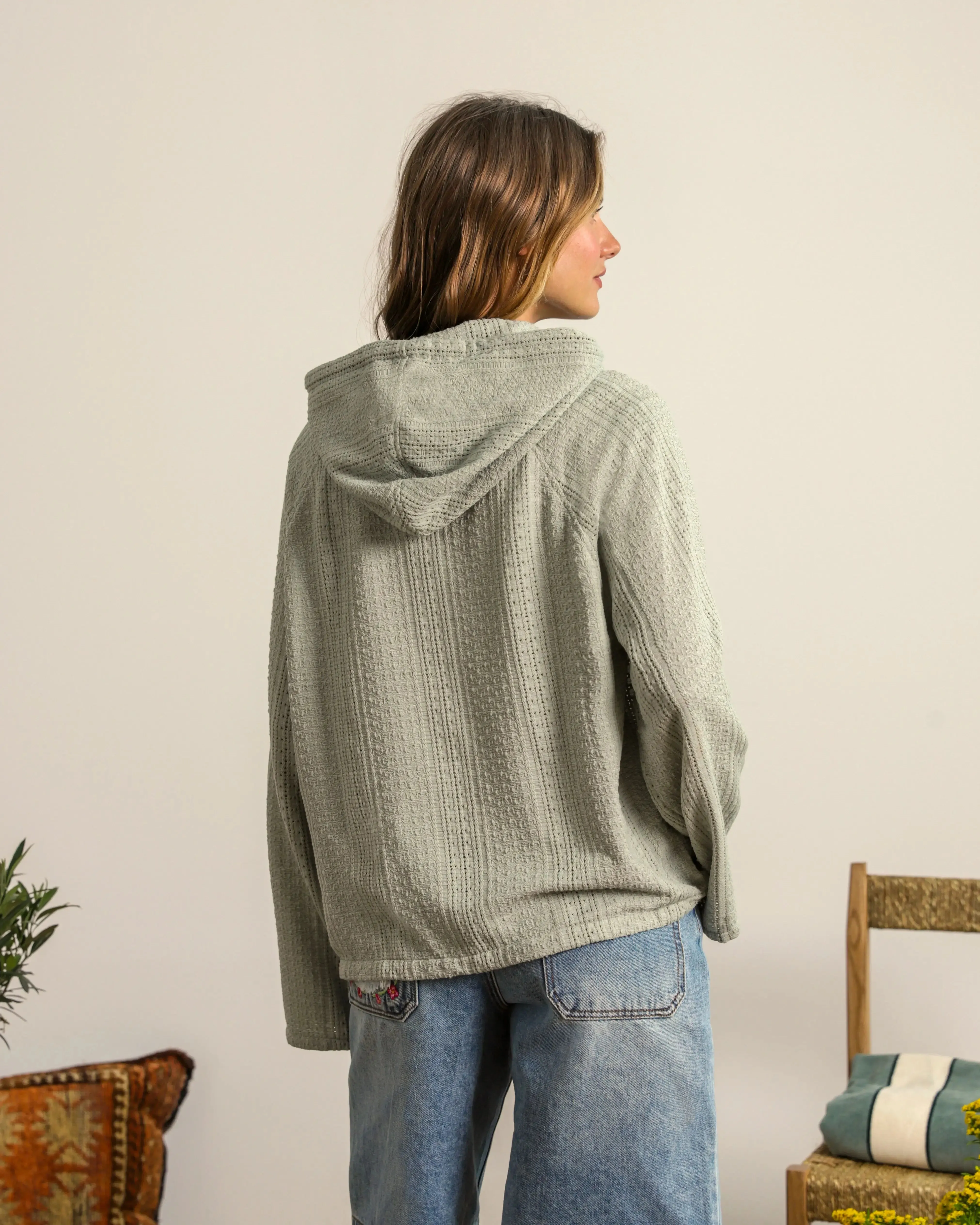 Julieta Hooded Shirt sold by Nude Project product image thumbnail 4