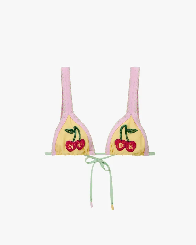 Coralite Bikini Top Yellow sold by Nude Project