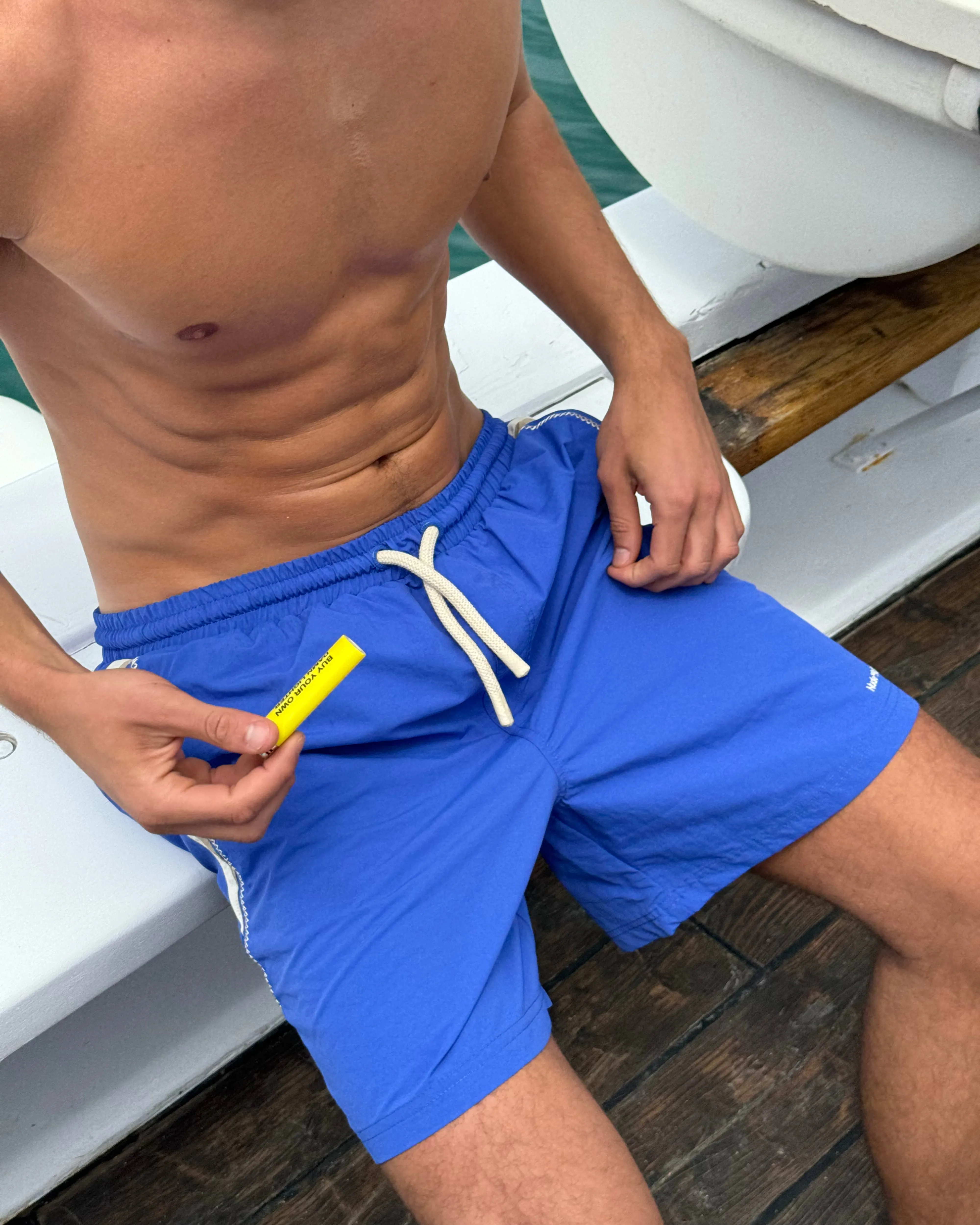 "The" Swimshorts Blue sold by Nude Project product image thumbnail 4