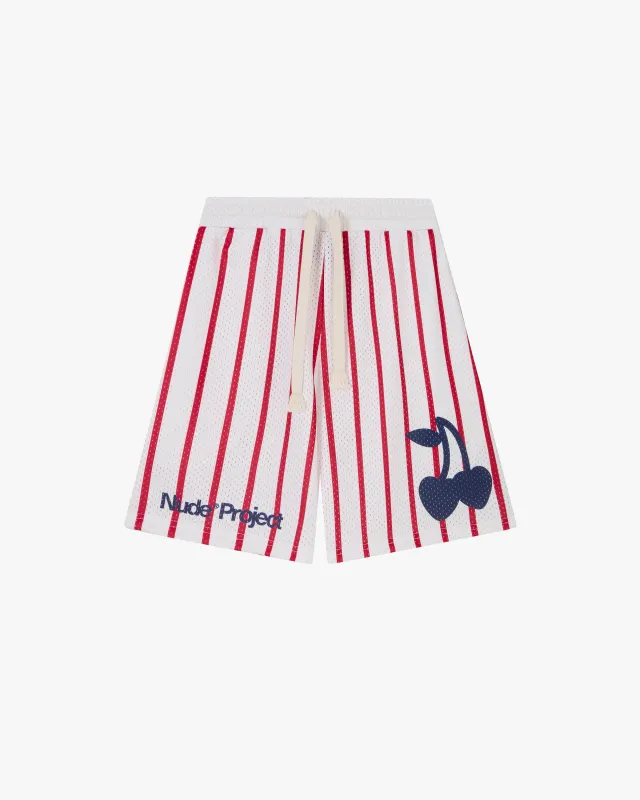 Stripes Mesh Short sold by Nude Project
