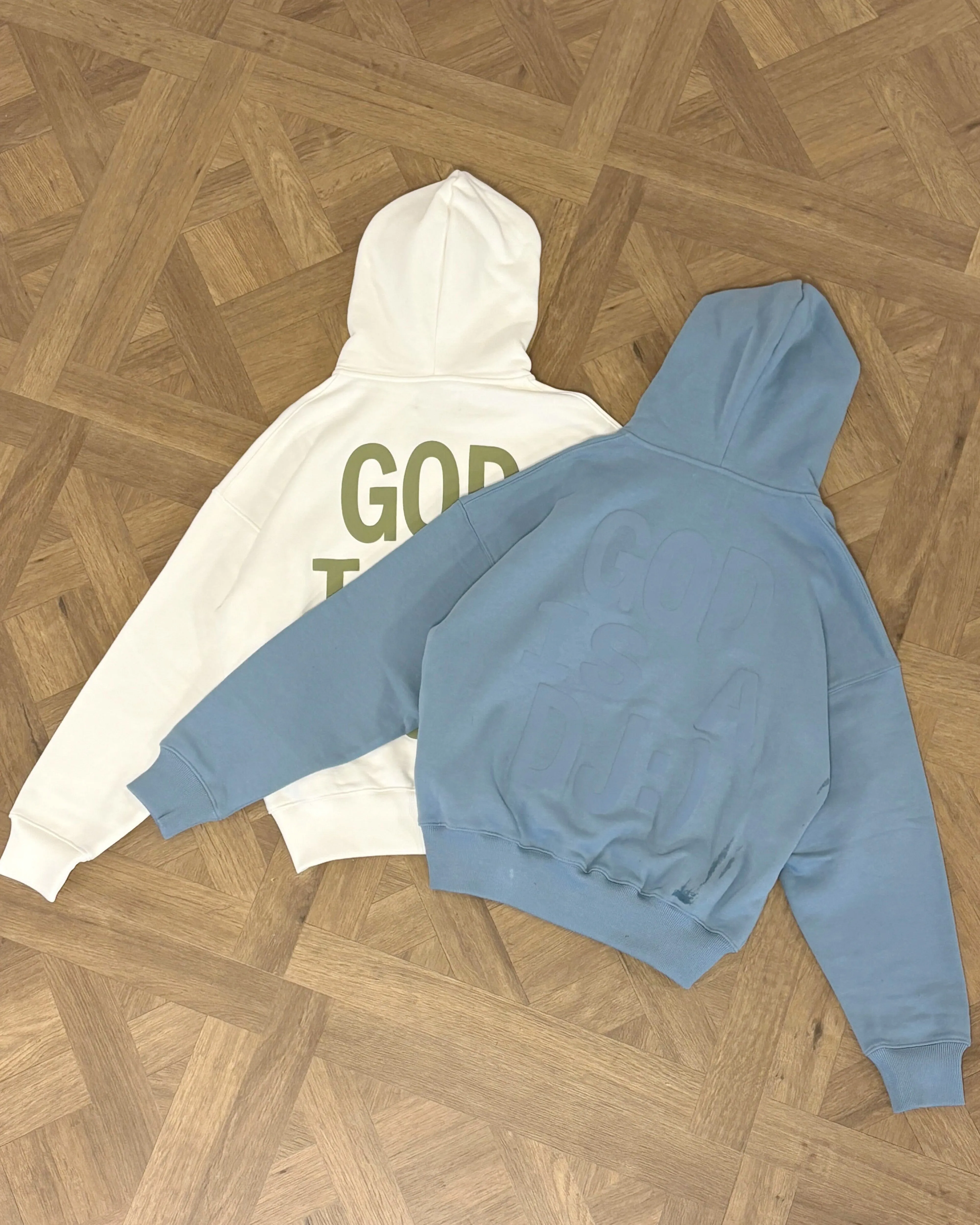 God Is A Dj Zip-Up Blue sold by Nude Project product image thumbnail 3