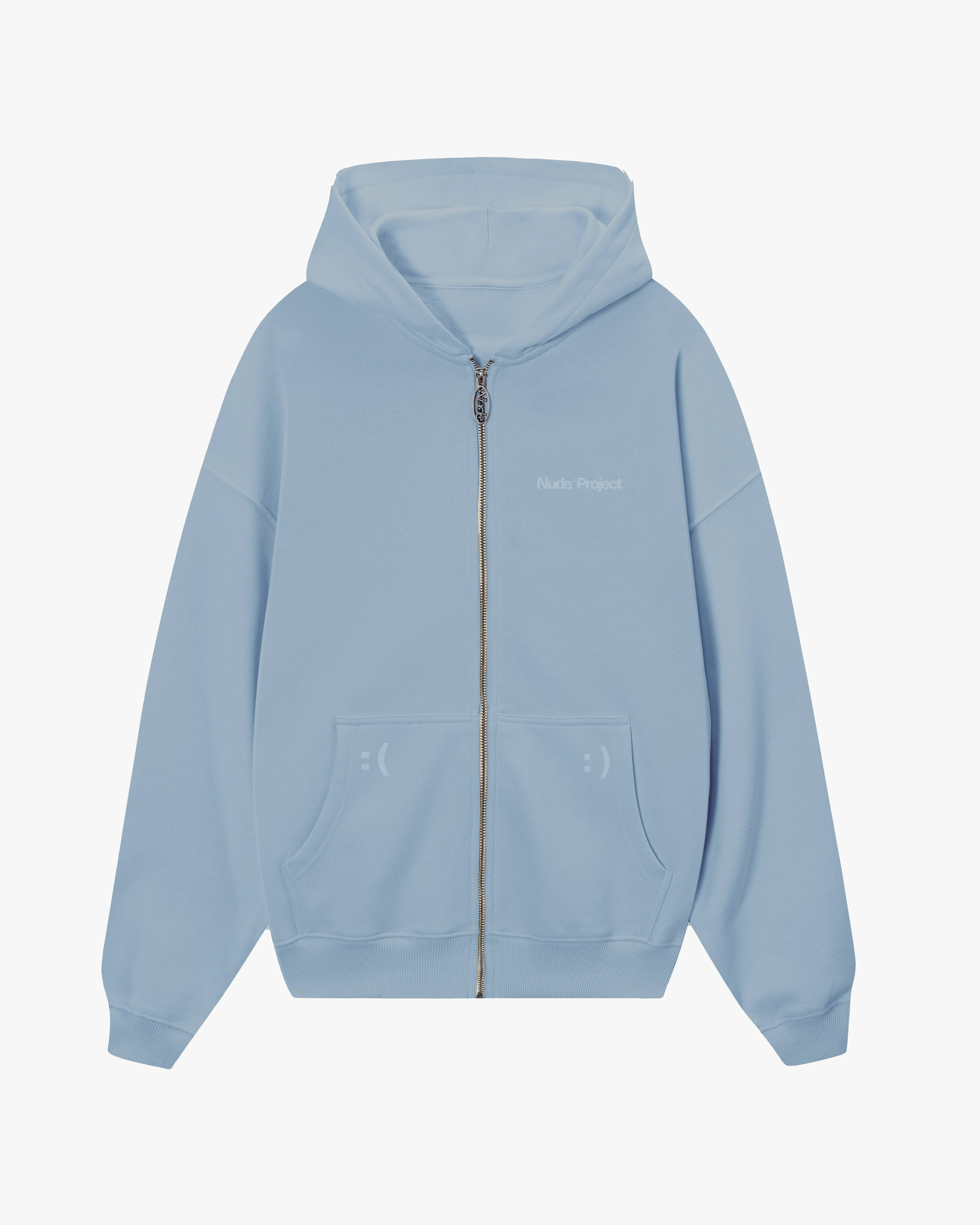God Is A Dj Zip-Up Blue sold by Nude Project product image thumbnail 2