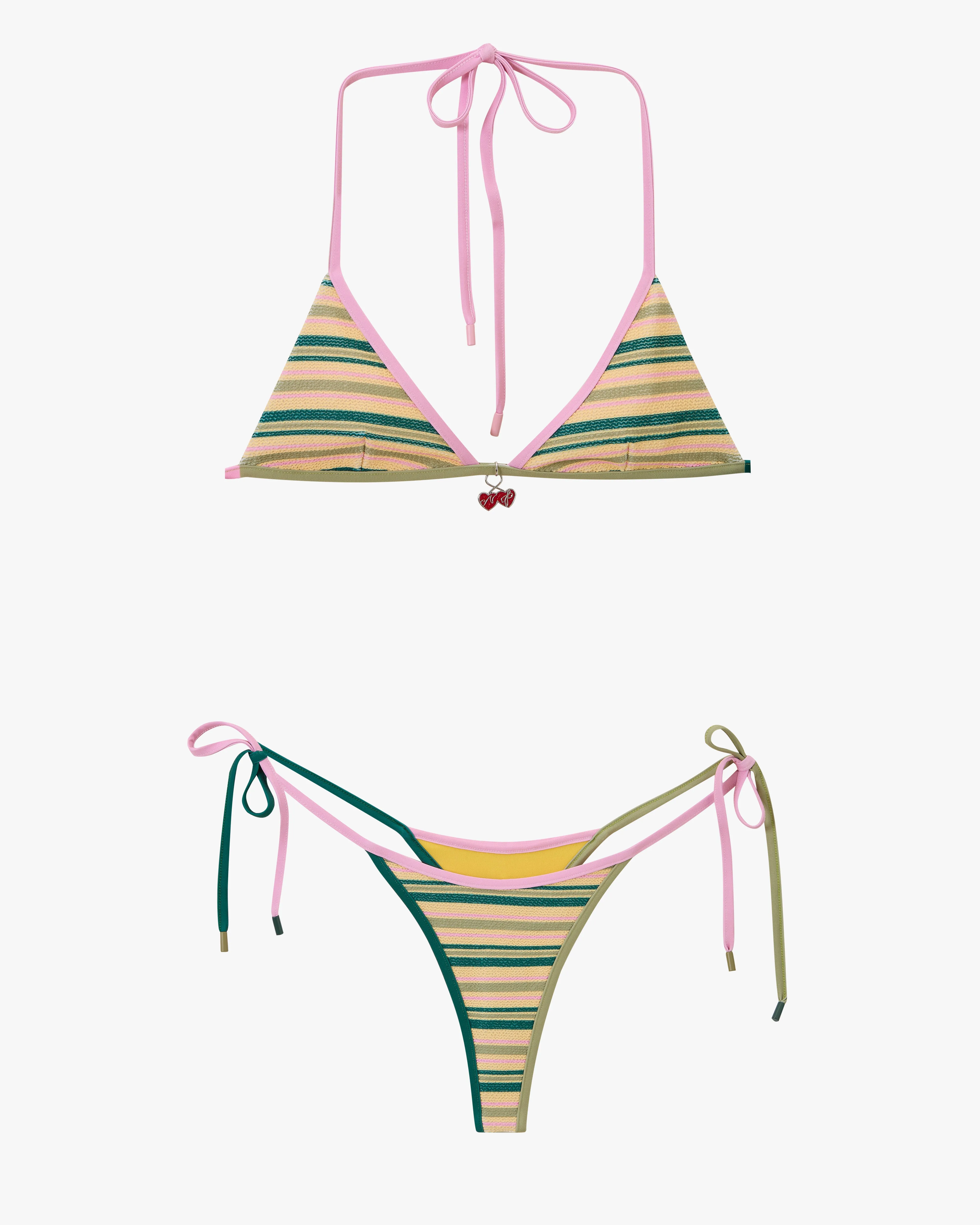 Costa Bikini Top Stripes sold by Nude Project product image thumbnail 5