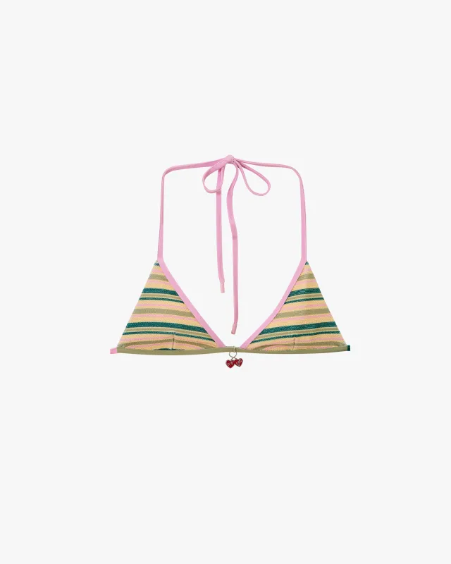 Costa Bikini Top Stripes sold by Nude Project