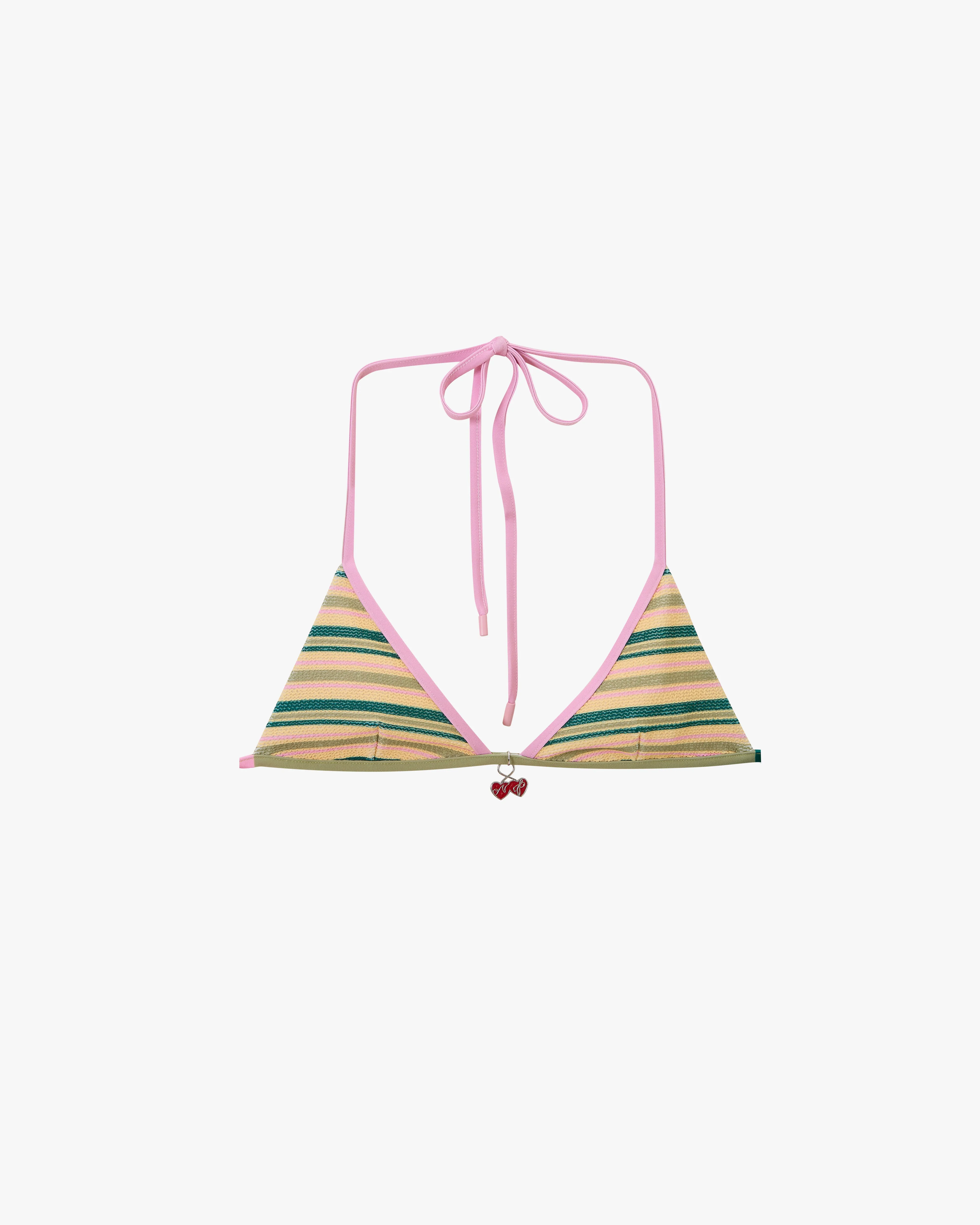 Costa Bikini Top Stripes sold by Nude Project