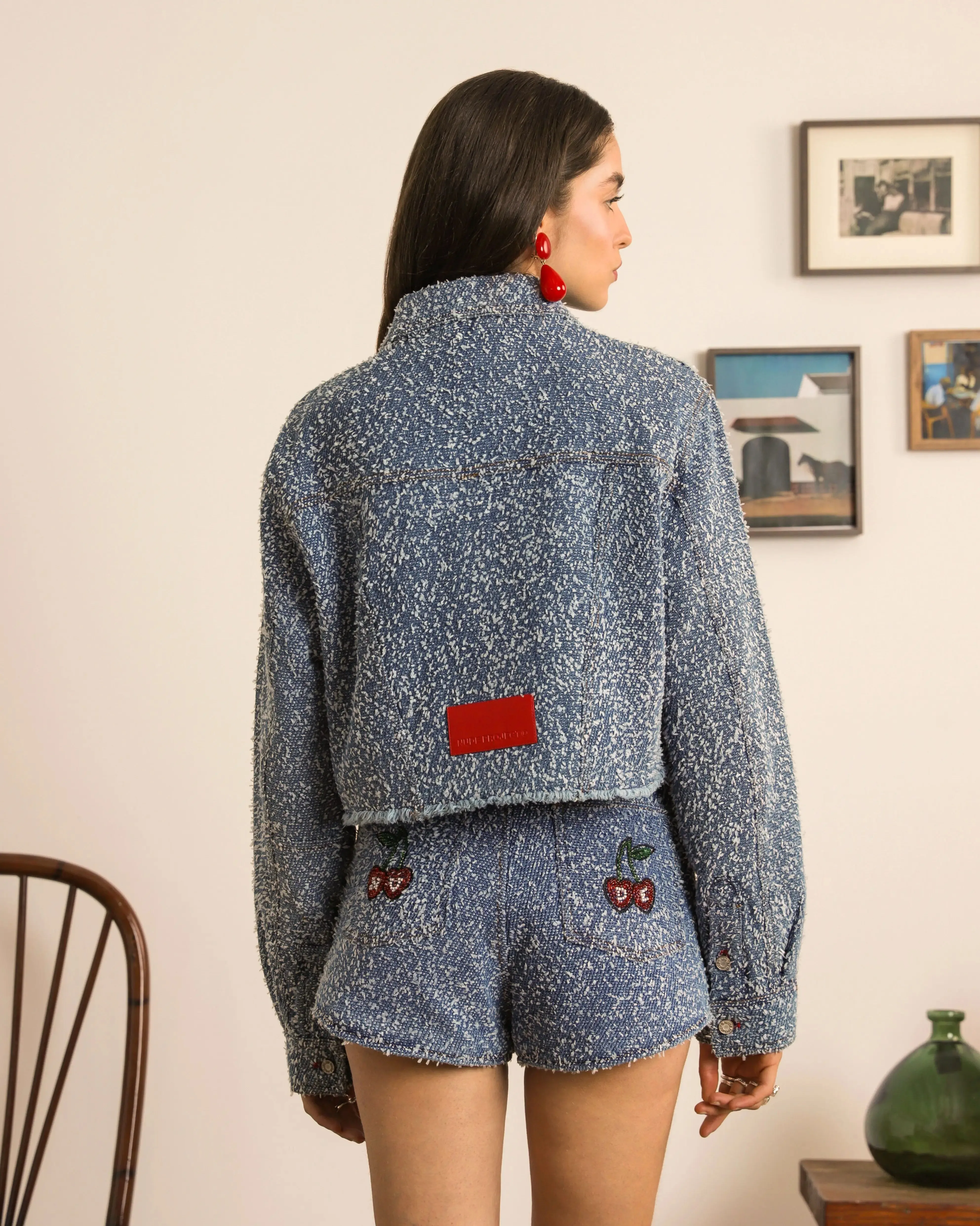 Boucle Shorts sold by Nude Project product image thumbnail 4