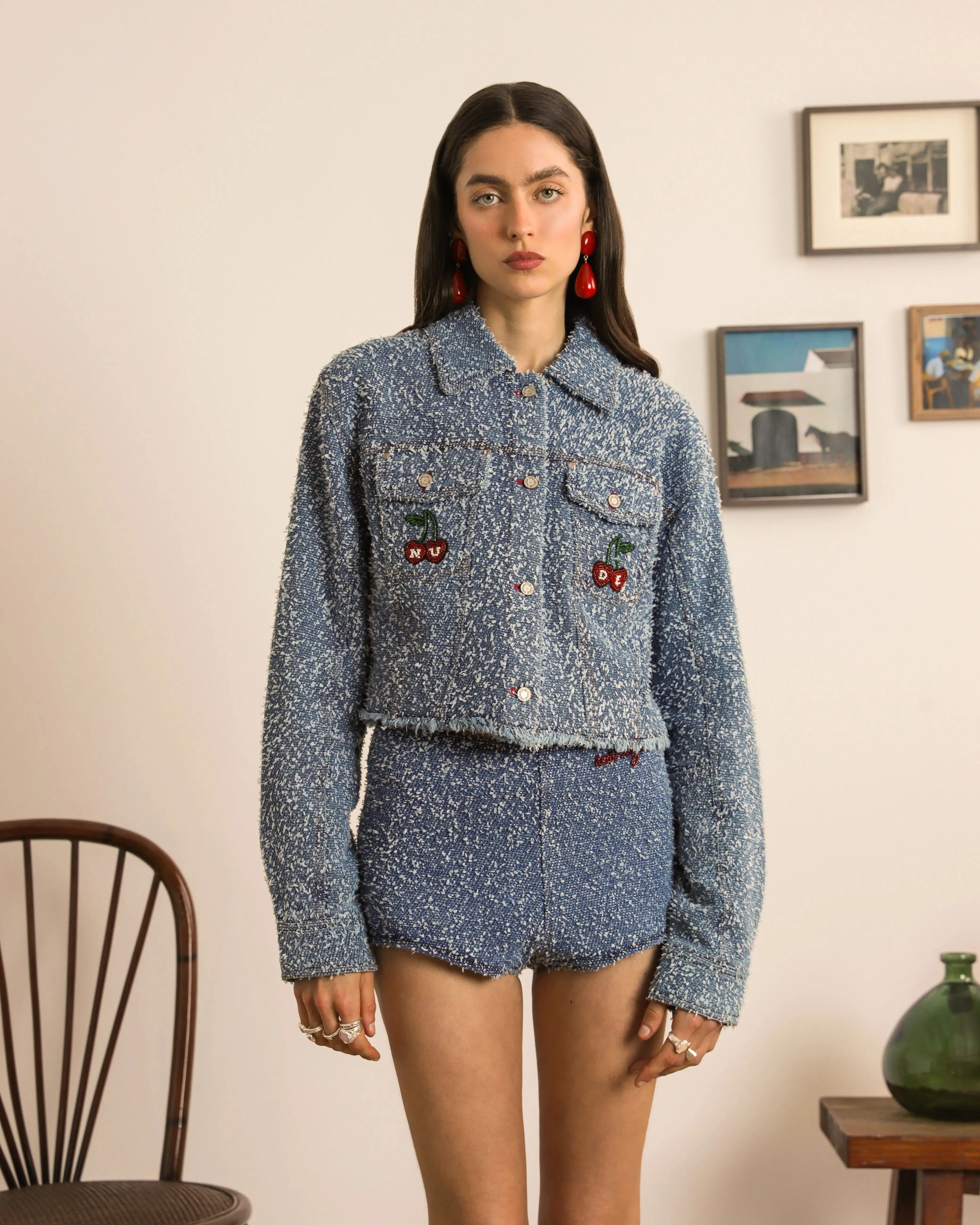 Boucle Shorts sold by Nude Project product image thumbnail 2