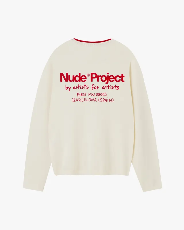 Liqueza Knit Marshmallow sold by Nude Project