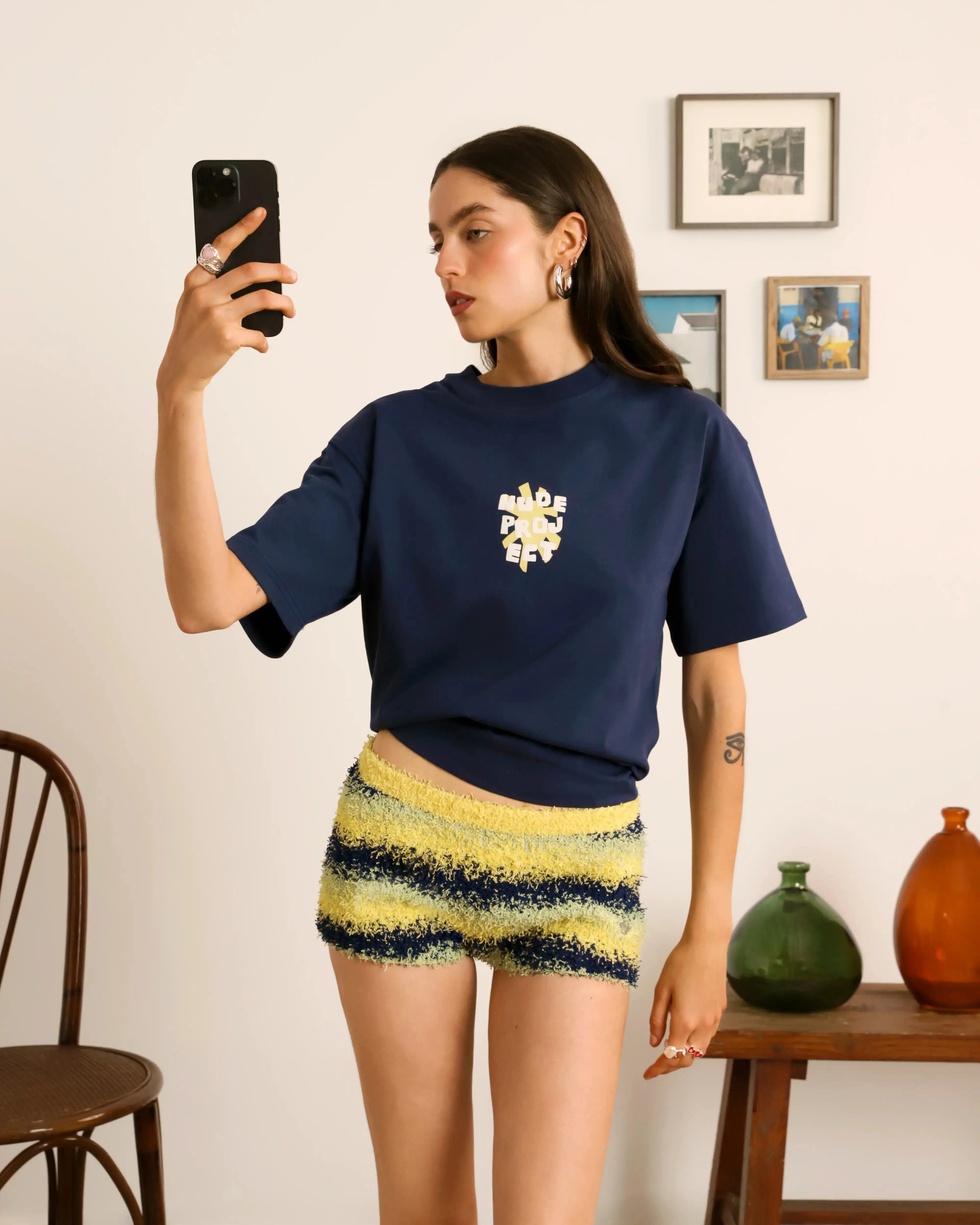 Astro Tee Navy sold by Nude Project product image thumbnail 3