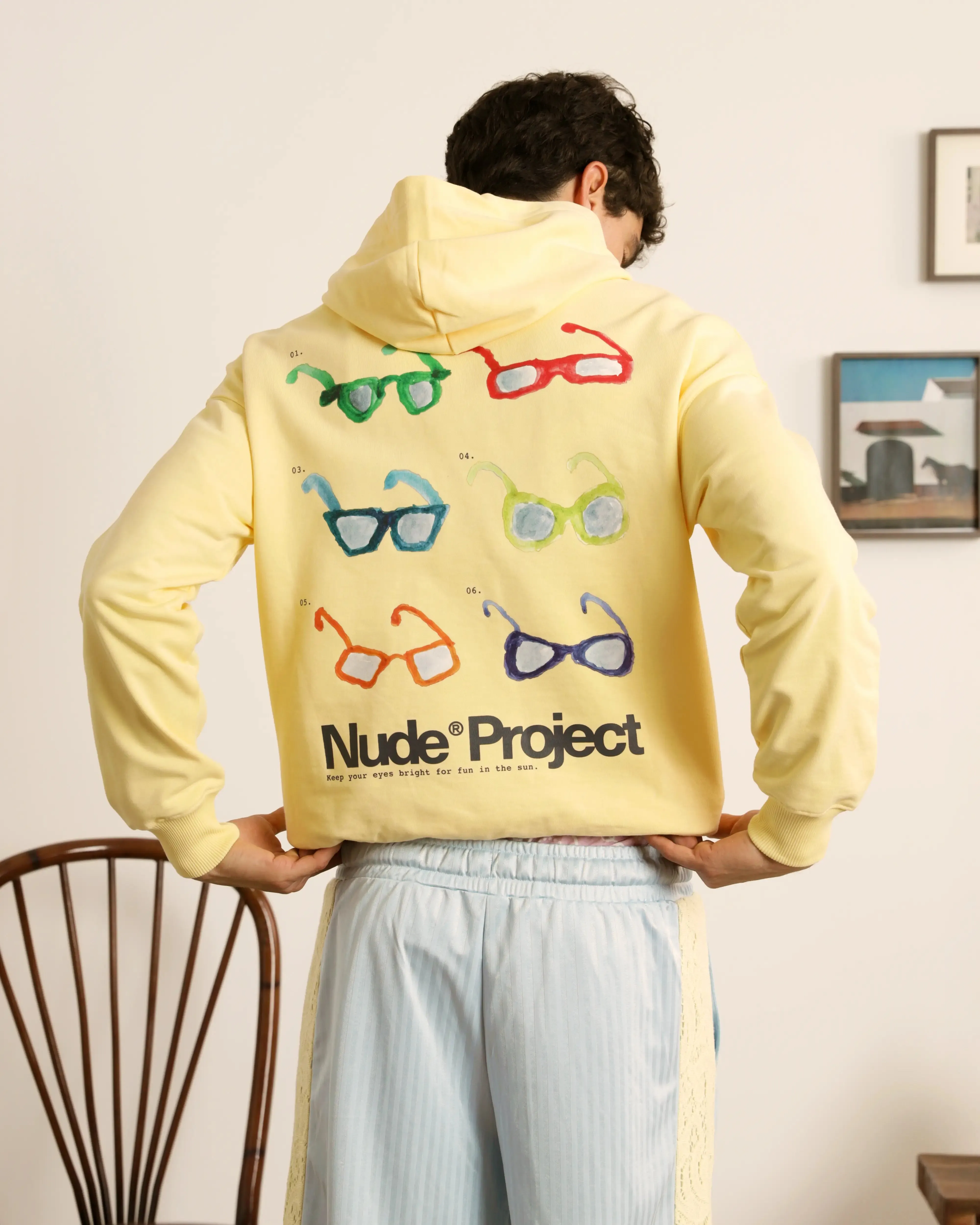 Sunglasses Hood Pale Banana sold by Nude Project product image thumbnail 2