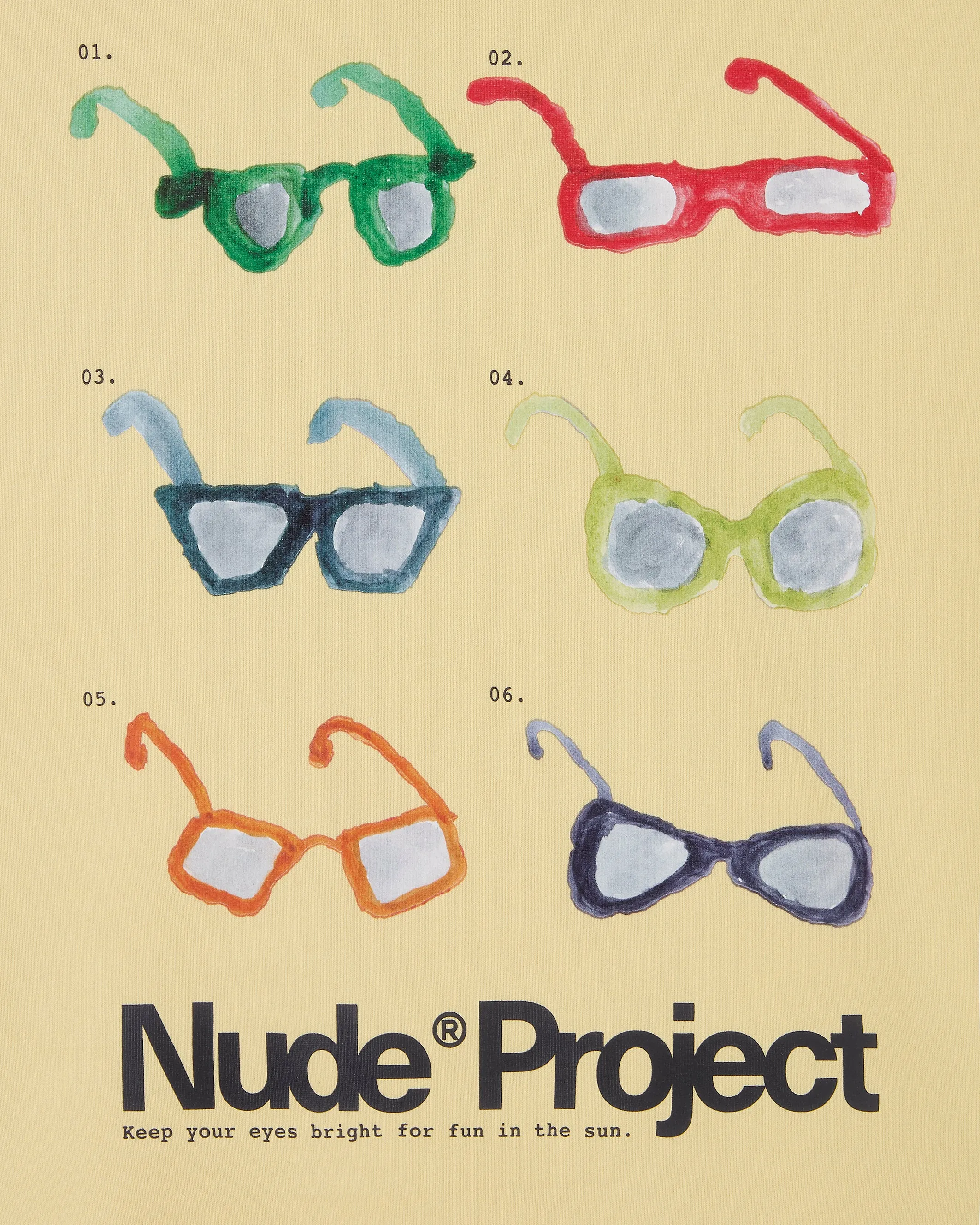 Sunglasses Hood Pale Banana sold by Nude Project product image thumbnail 5