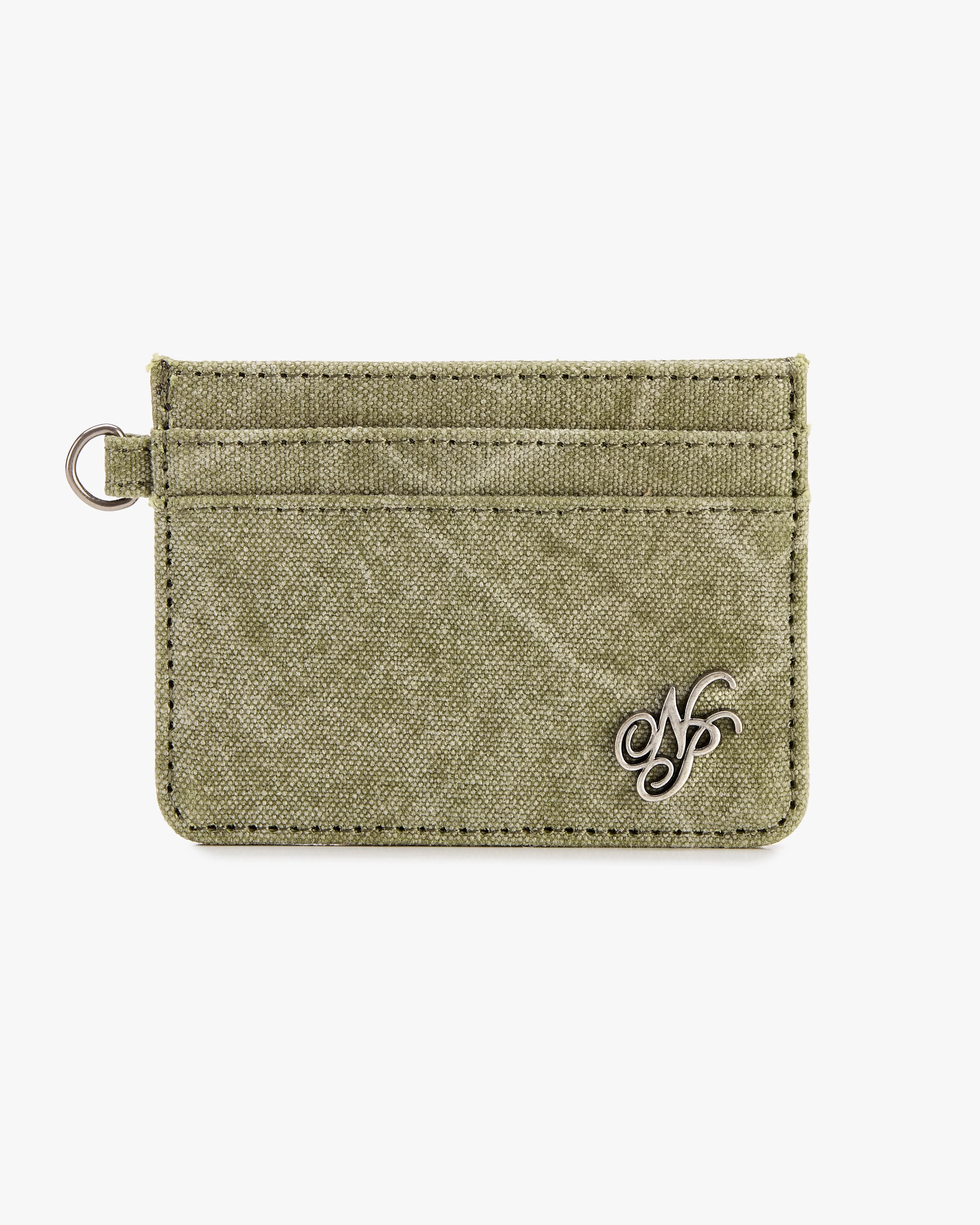 Canvas Cardholder Green sold by Nude Project