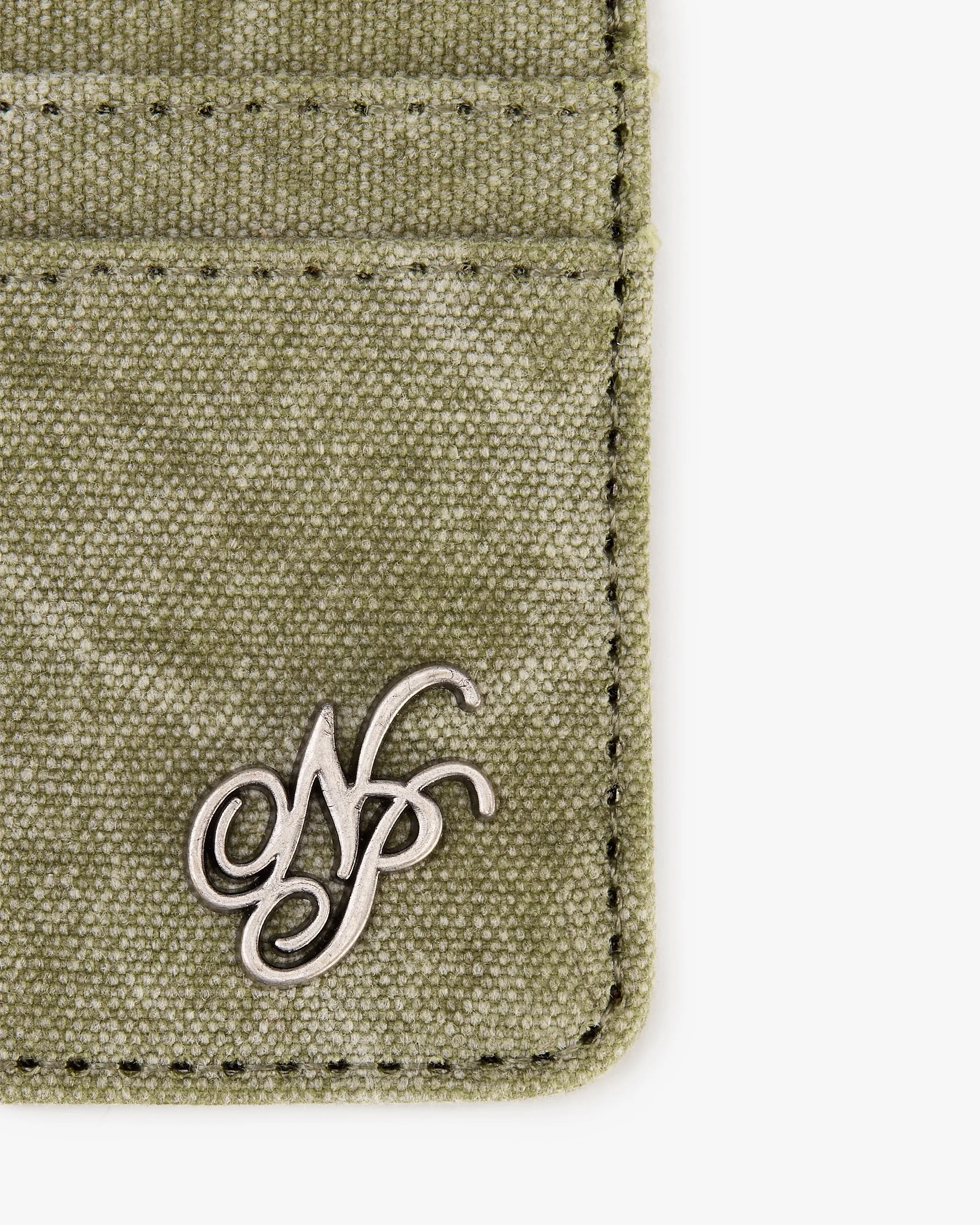 Canvas Cardholder Green sold by Nude Project product image thumbnail 4
