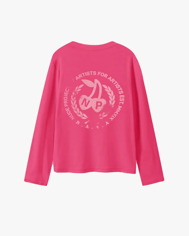 Cerise Longlseeve Raspberry sold by Nude Project