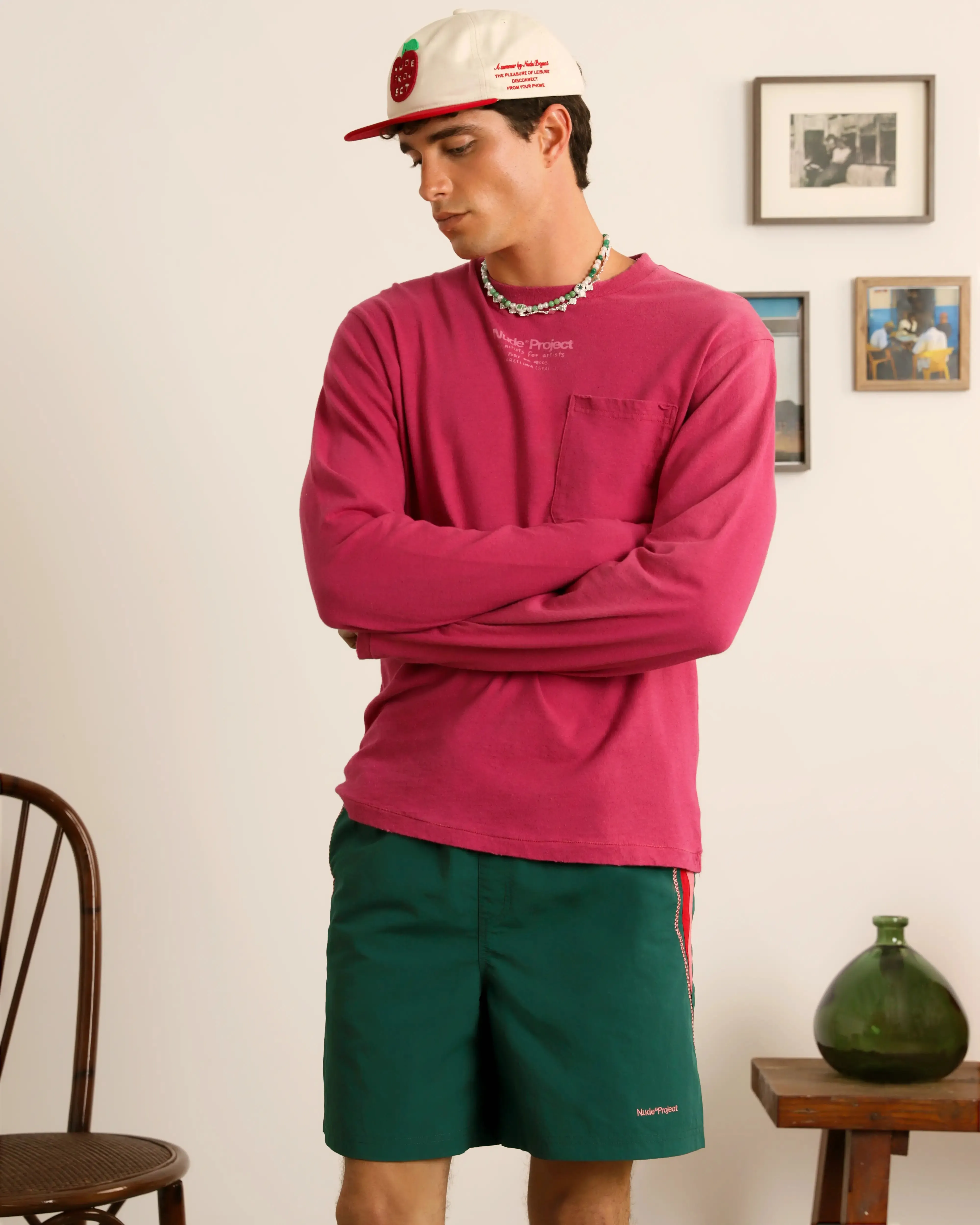 Cerise Longlseeve Raspberry sold by Nude Project product image thumbnail 5