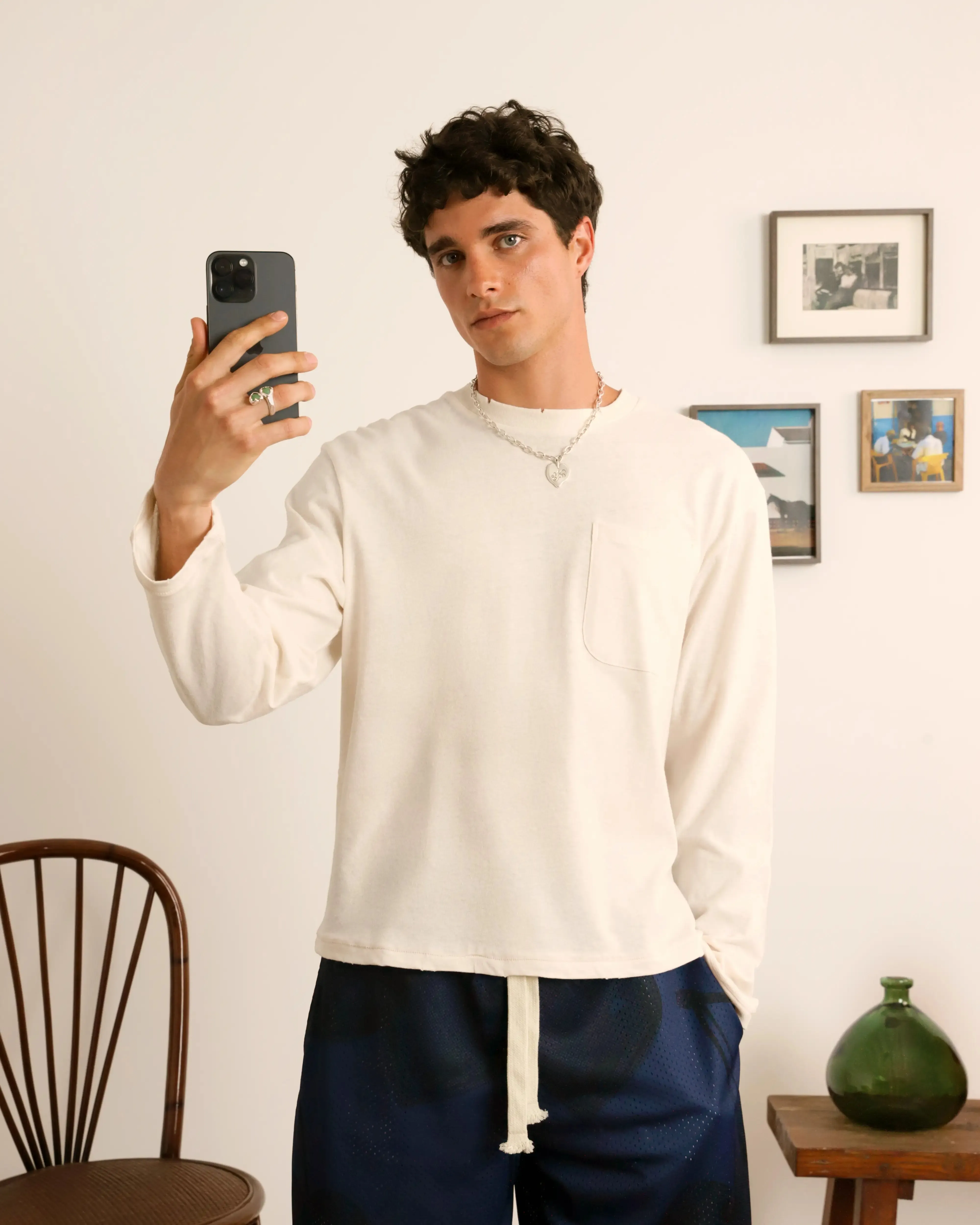 Cerise Longsleeve Marshmallow sold by Nude Project product image thumbnail 5