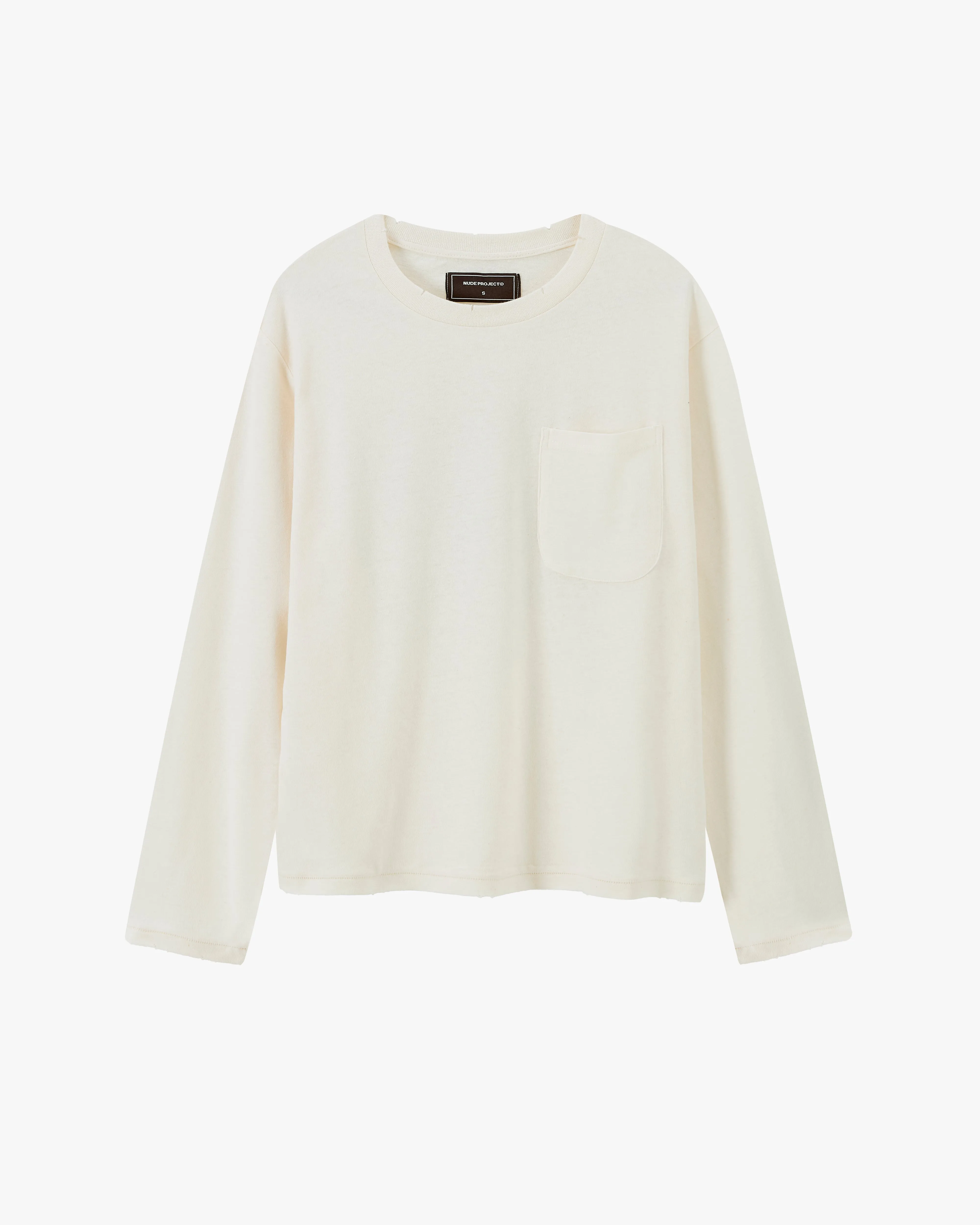 Cerise Longsleeve Marshmallow sold by Nude Project