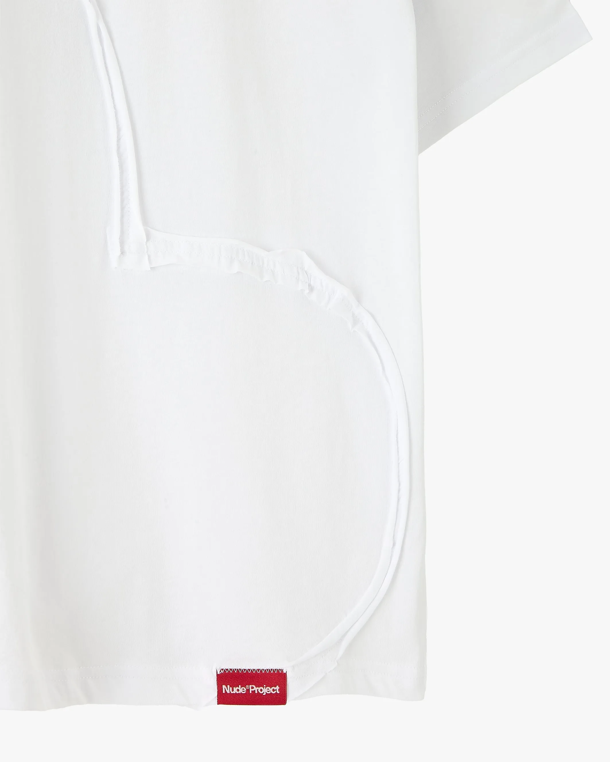 Heart Slim Tee White sold by Nude Project product image thumbnail 5