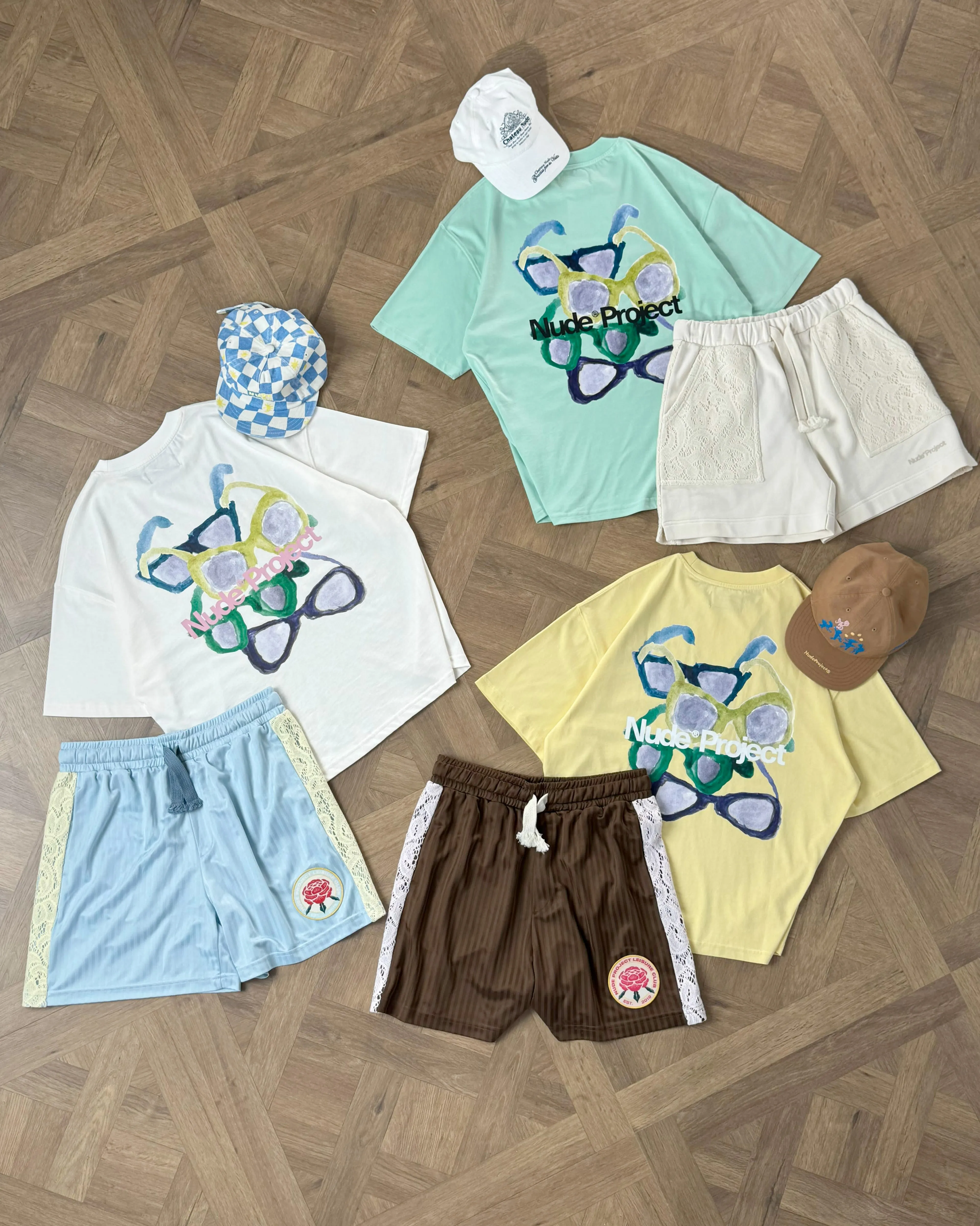 Sunglasses Tee Pale Yellow sold by Nude Project product image thumbnail 5