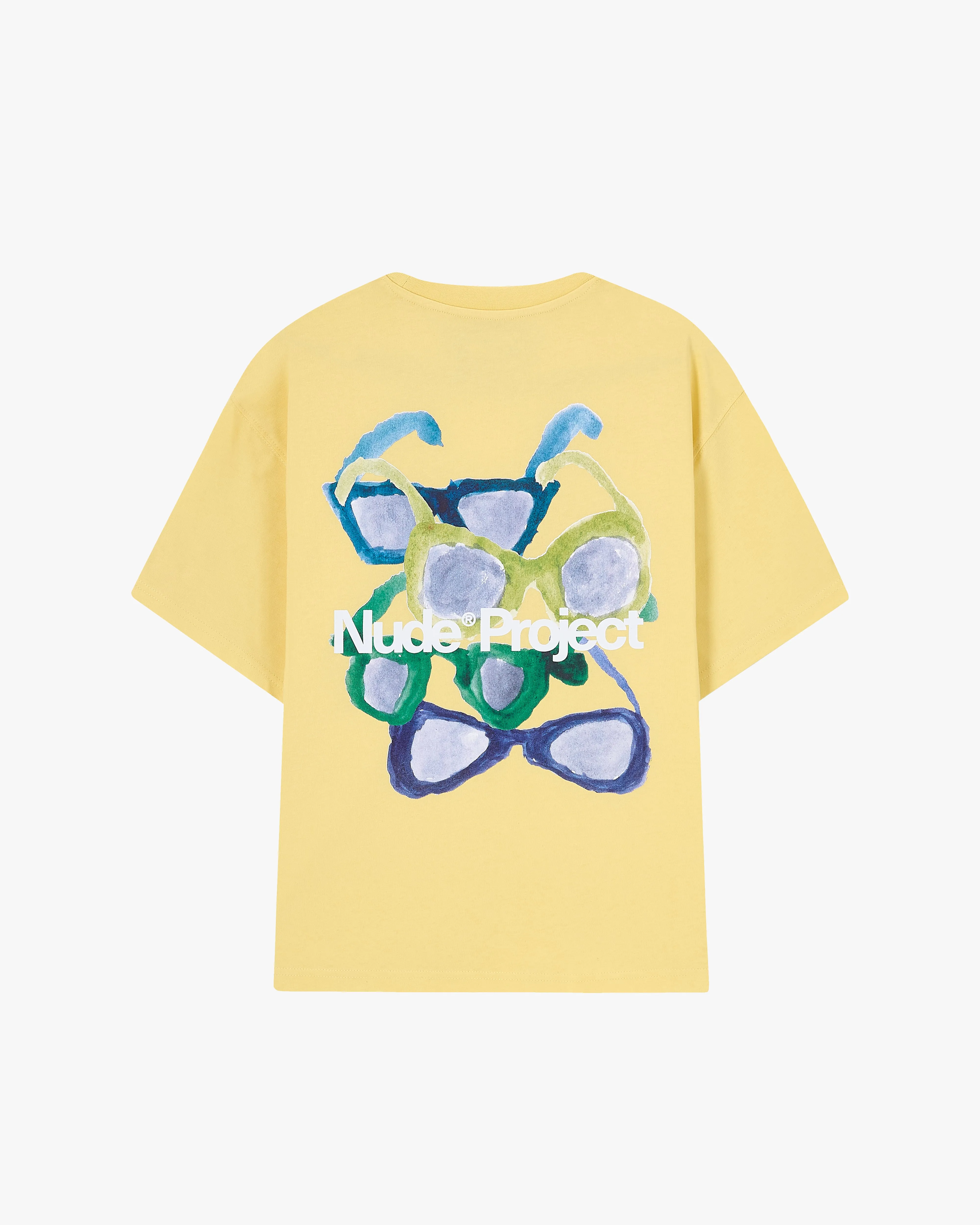 Sunglasses Tee Pale Yellow sold by Nude Project