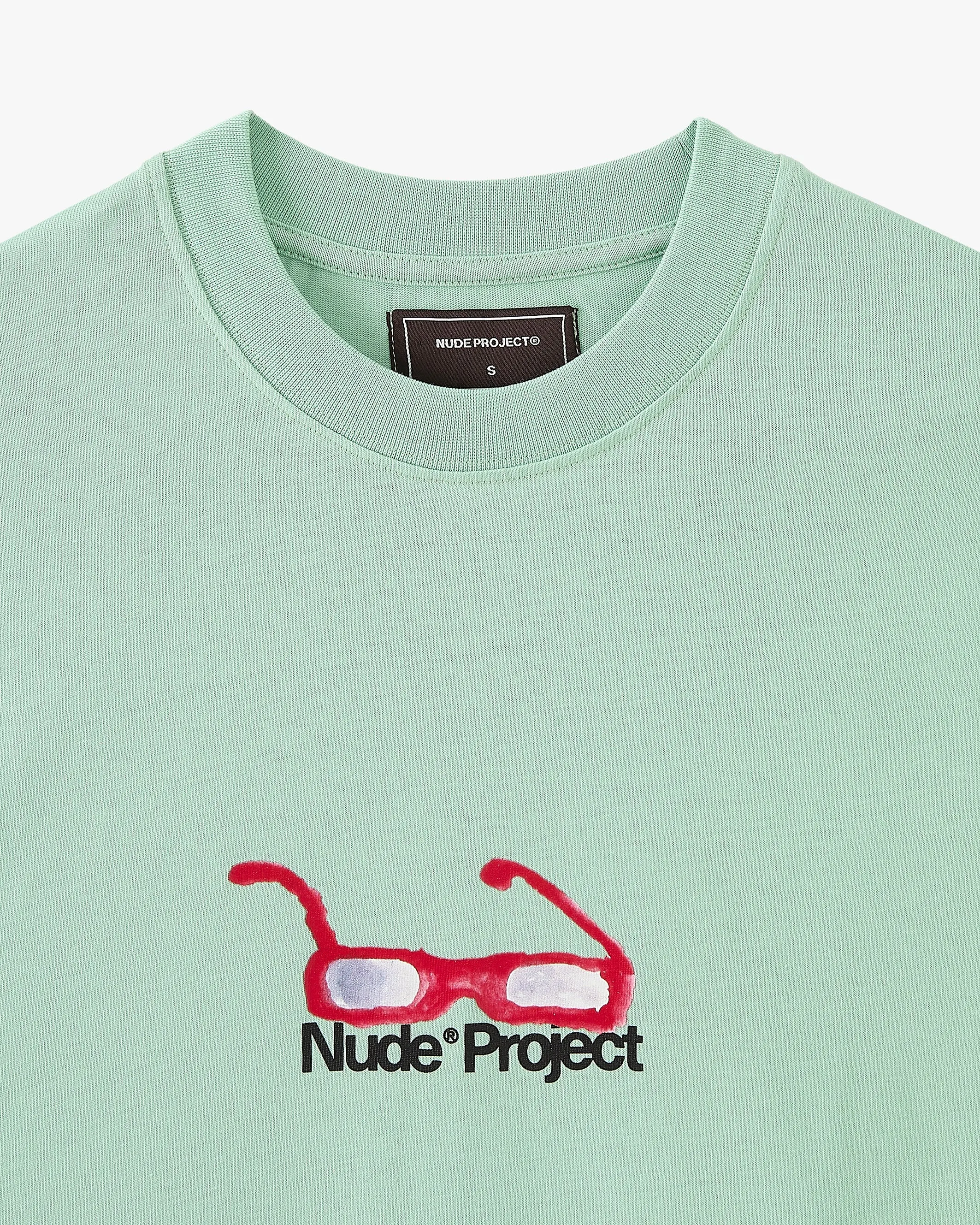 Sunglasses Tee Pale Green sold by Nude Project product image thumbnail 5
