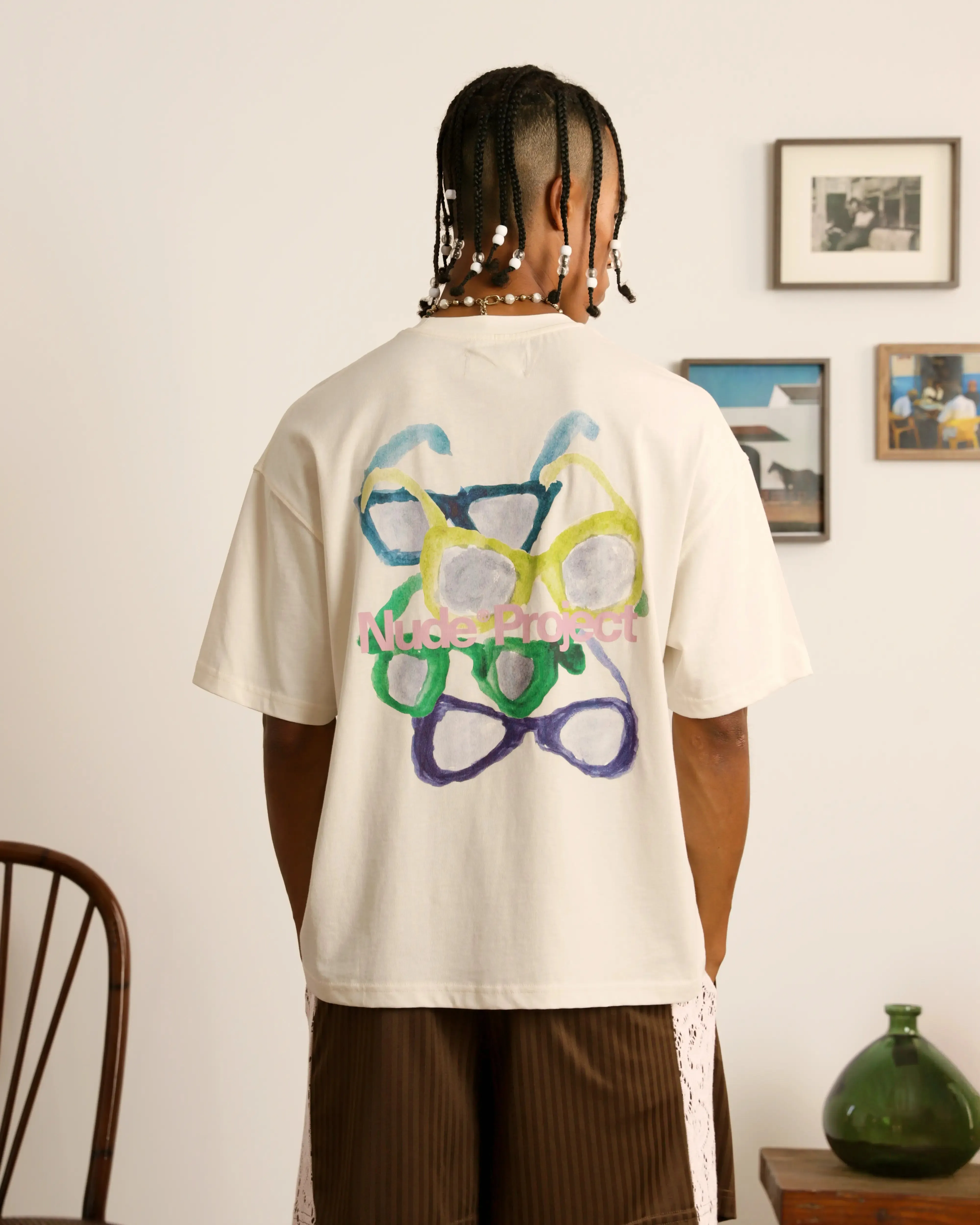 Sunglasses Tee Marshmallow sold by Nude Project product image thumbnail 4